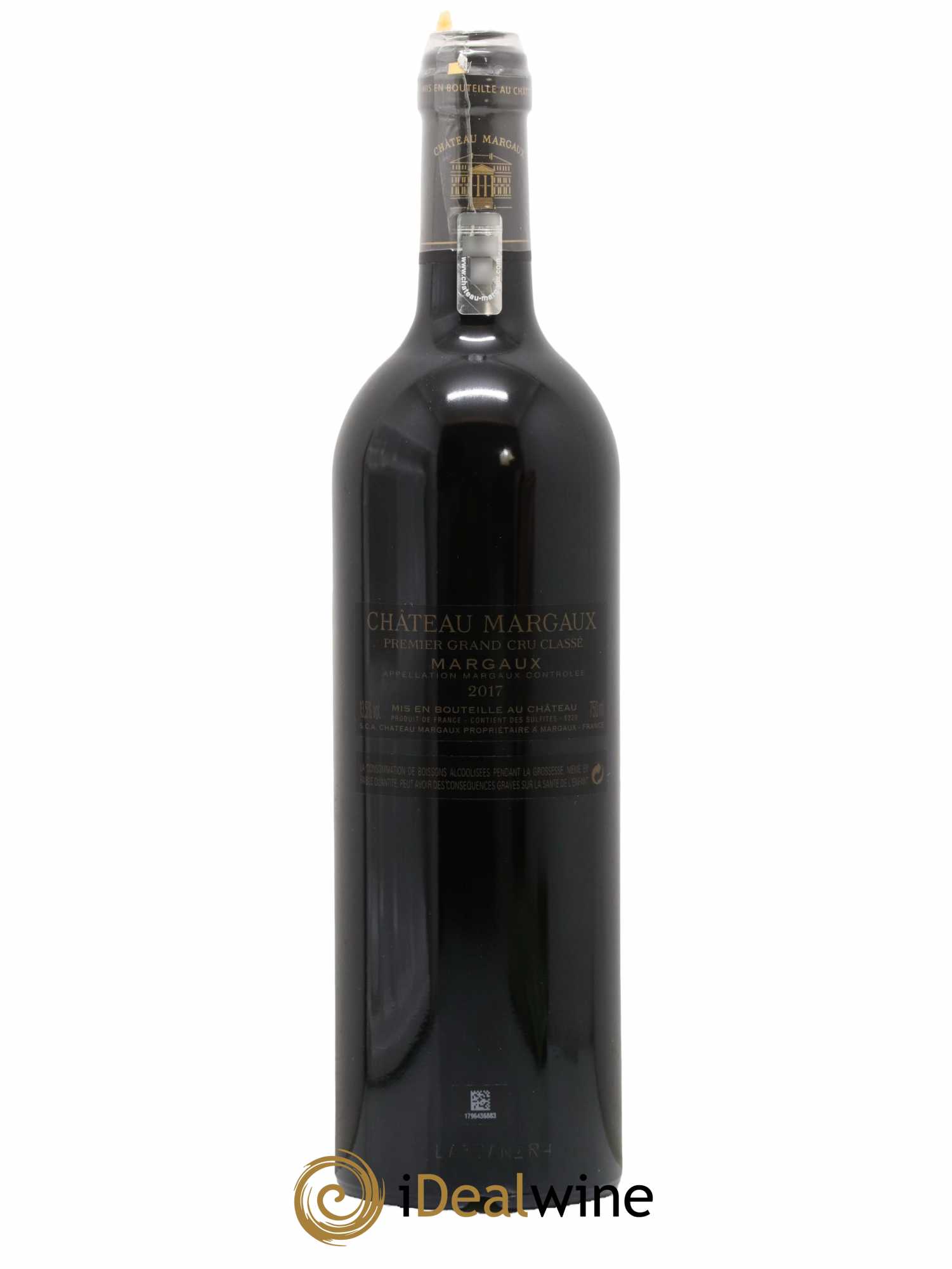 Château Margaux 1er Grand Cru Classé 2017 - Lot de 1 bouteille - 1