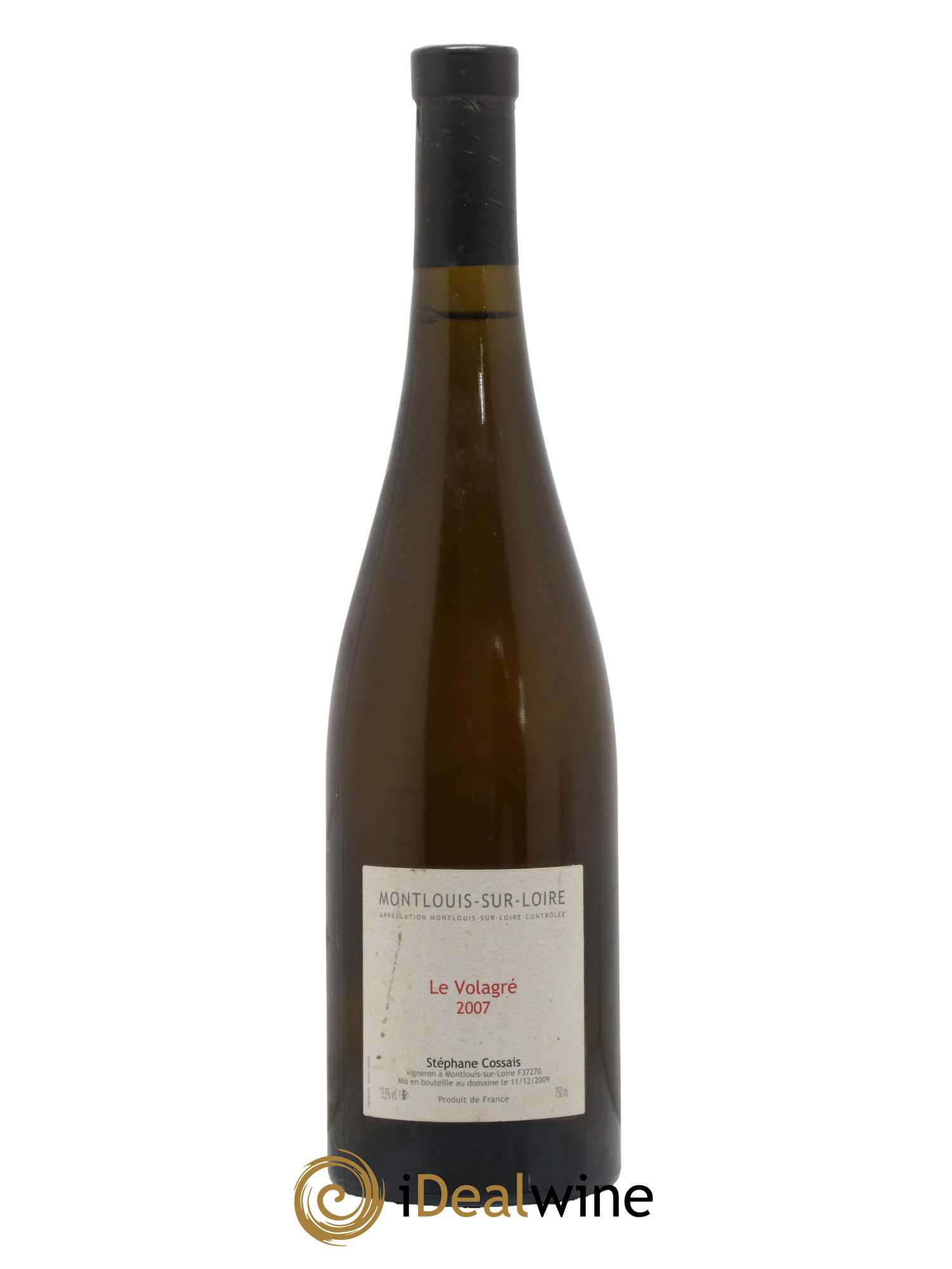Montlouis-sur-Loire Le Volagré Stéphane Cossais 2007 - Lot de 1 bouteille - 0