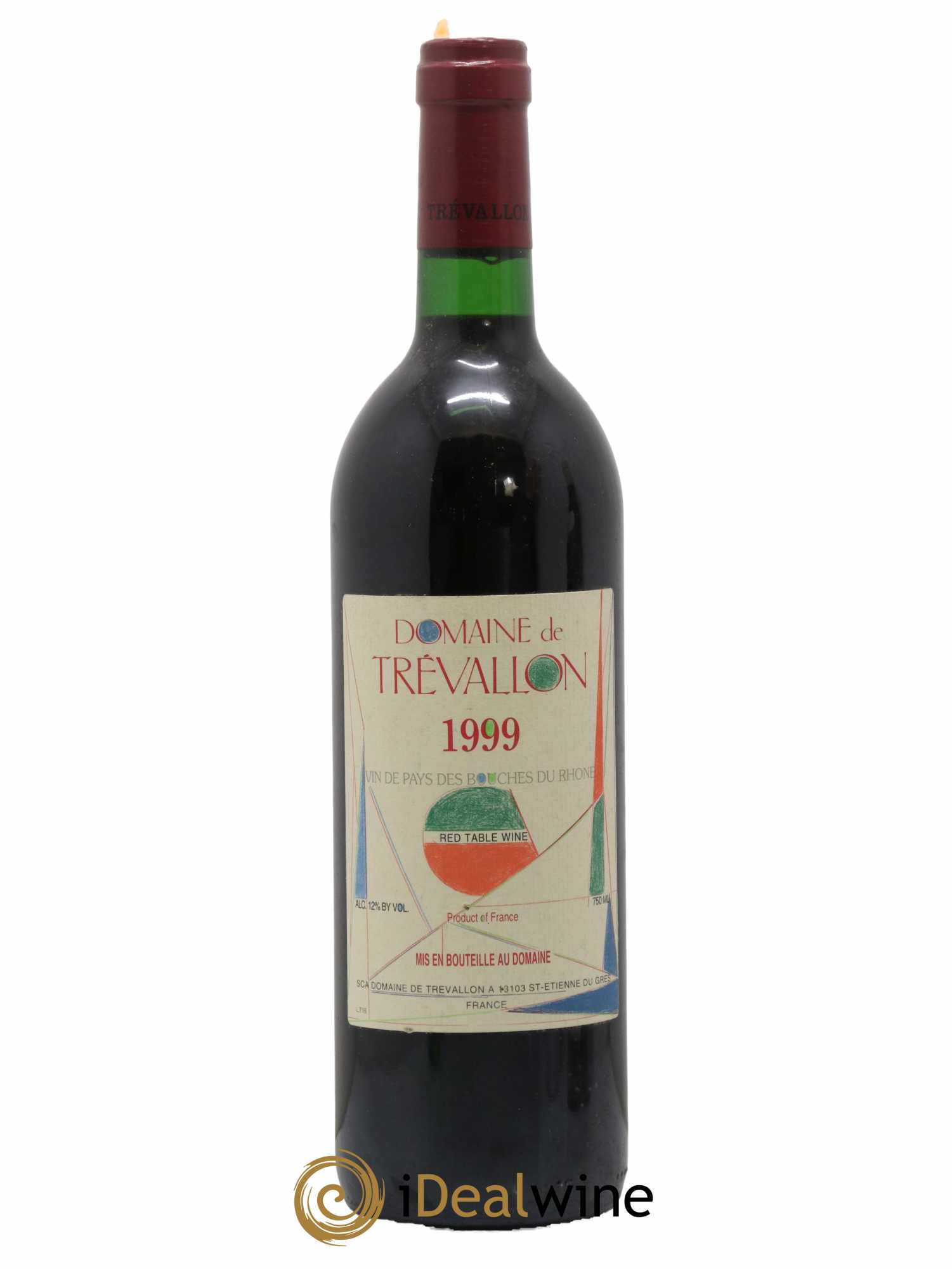 VDP Bouches du Rhône Trévallon (Domaine de) Eloi Dürrbach 1999 - Lot de 1 bouteille - 0