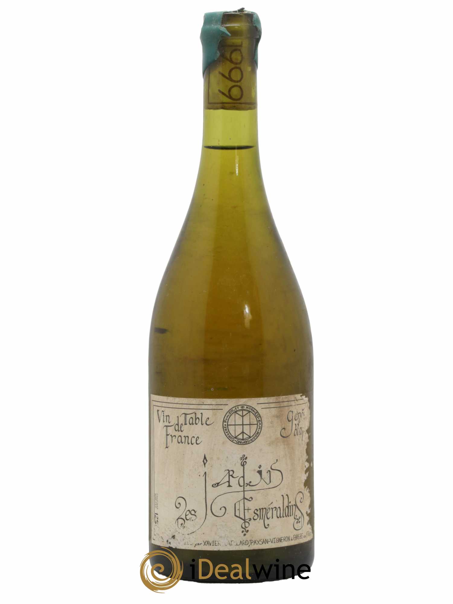 Vin de France Génèse Xavier Caillard - Les Jardins Esmeraldins 1999 - Lot de 1 bouteille - 0