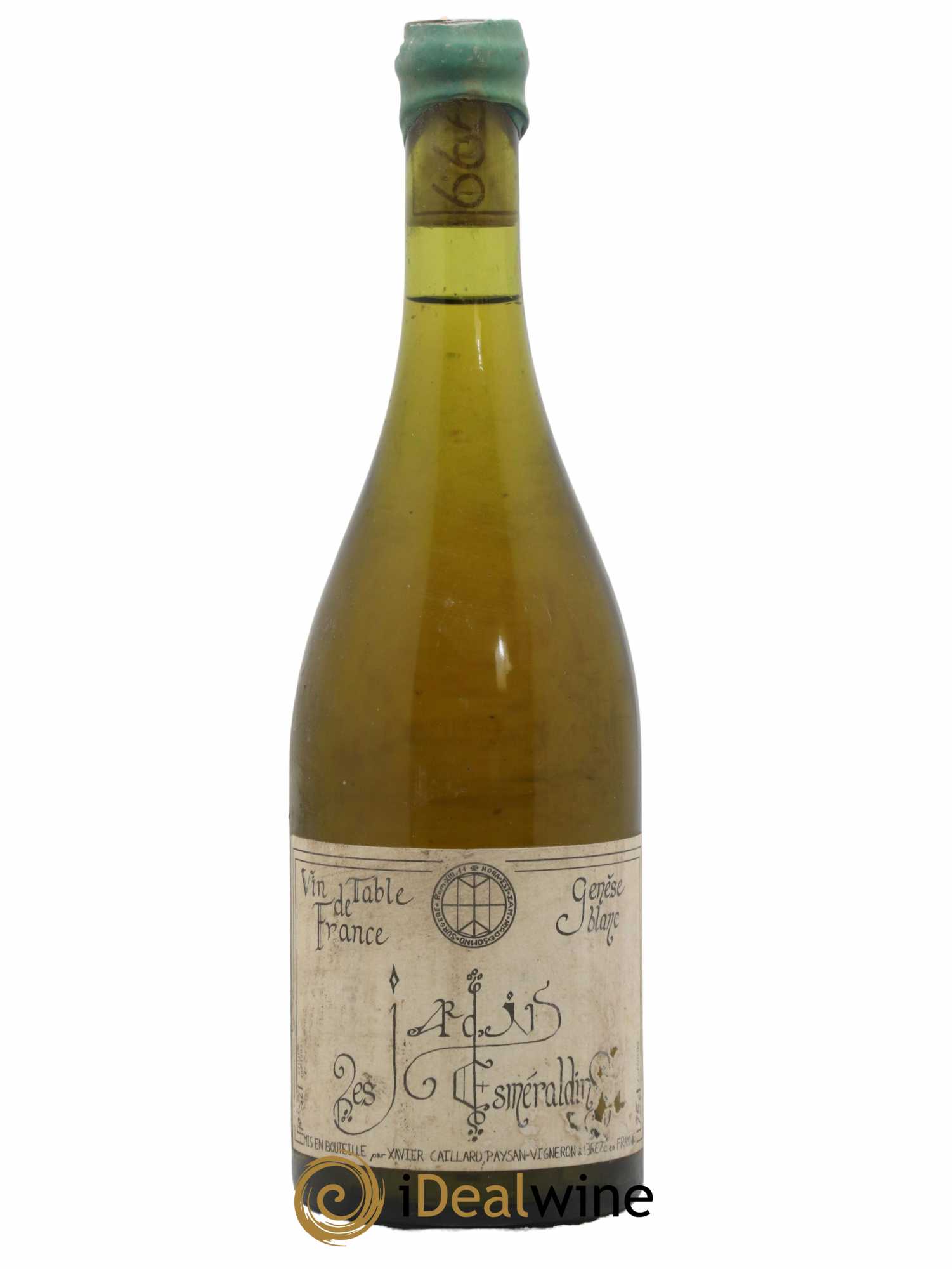 Vin de France Génèse Xavier Caillard - Les Jardins Esmeraldins 1999 - Lot de 1 bouteille - 0
