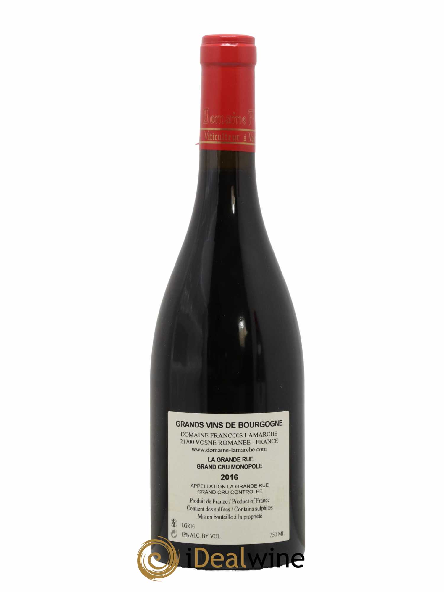 La Grande Rue Grand Cru Lamarche (Domaine) 2016 - Lot de 1 bouteille - 1
