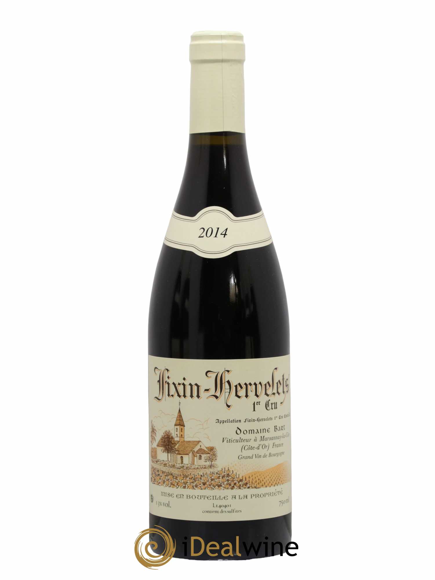 Fixin 1er Cru Hervelets Bart (Domaine) 2014 - Lot de 1 bouteille - 0