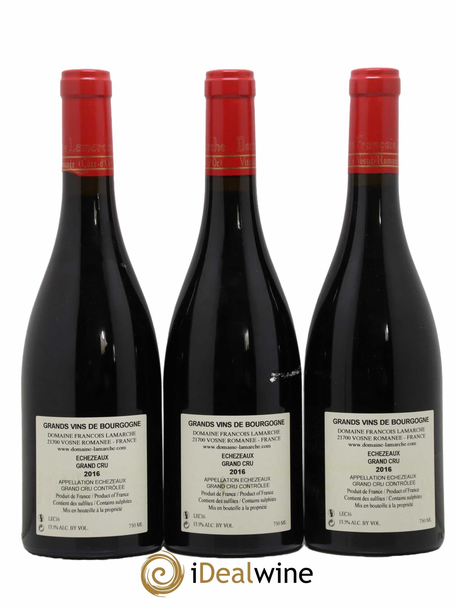 Echezeaux Grand Cru Lamarche (Domaine) 2016 - Lot de 3 bouteilles - 1