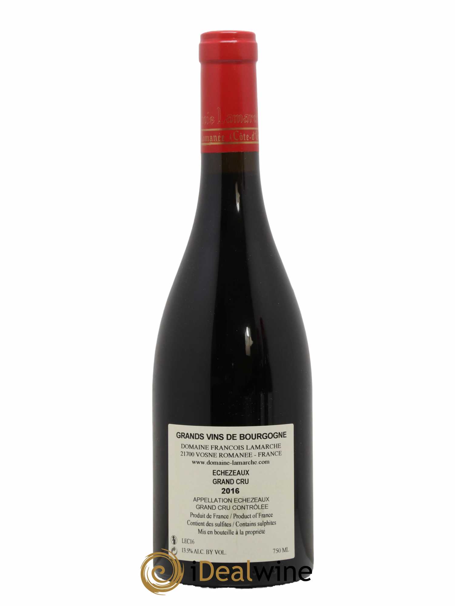 Echezeaux Grand Cru Lamarche (Domaine) 2016 - Lot de 1 bouteille - 1