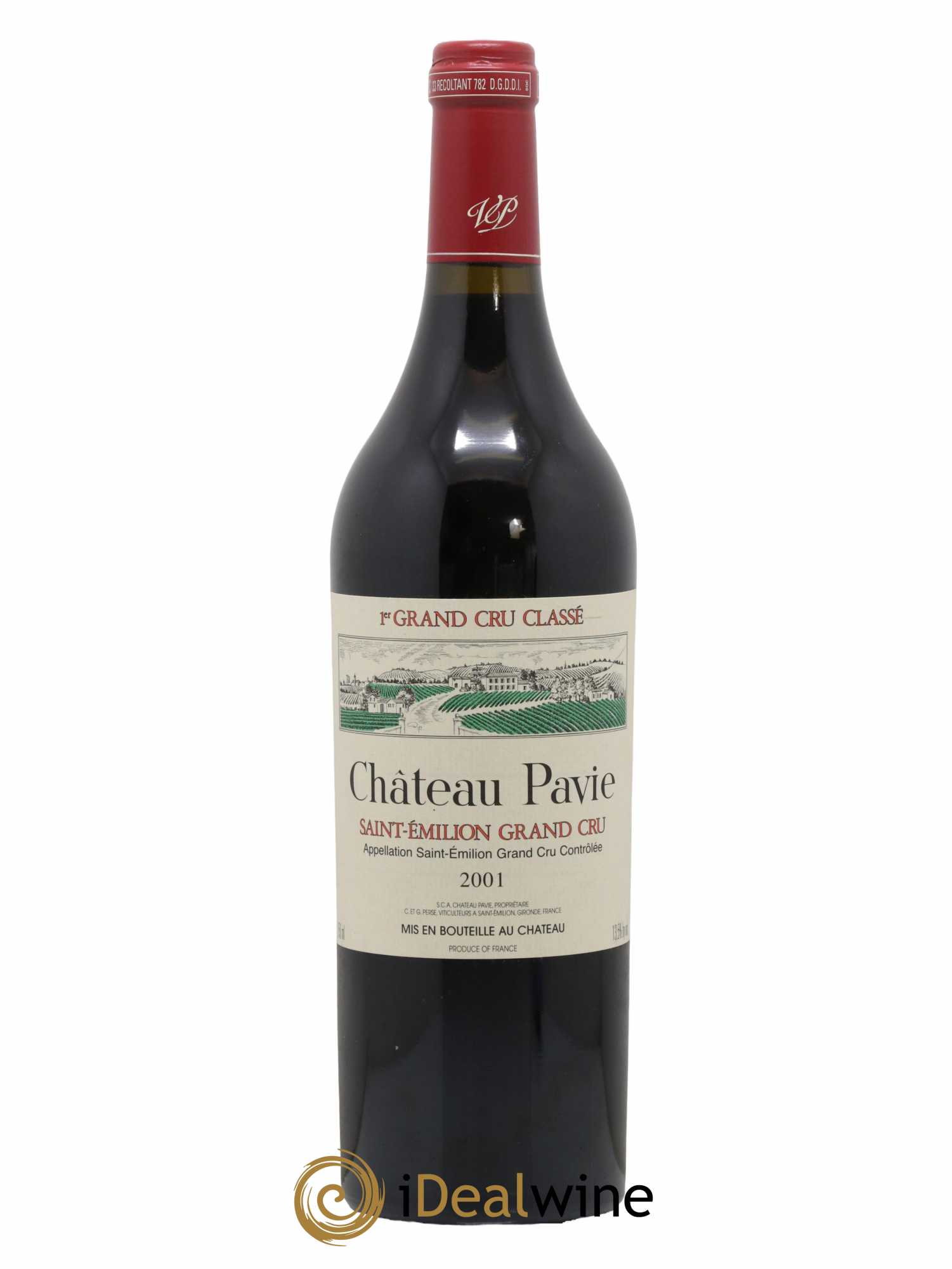 Château Pavie 1er Grand Cru Classé A 2001 - Lot de 1 bouteille - 0