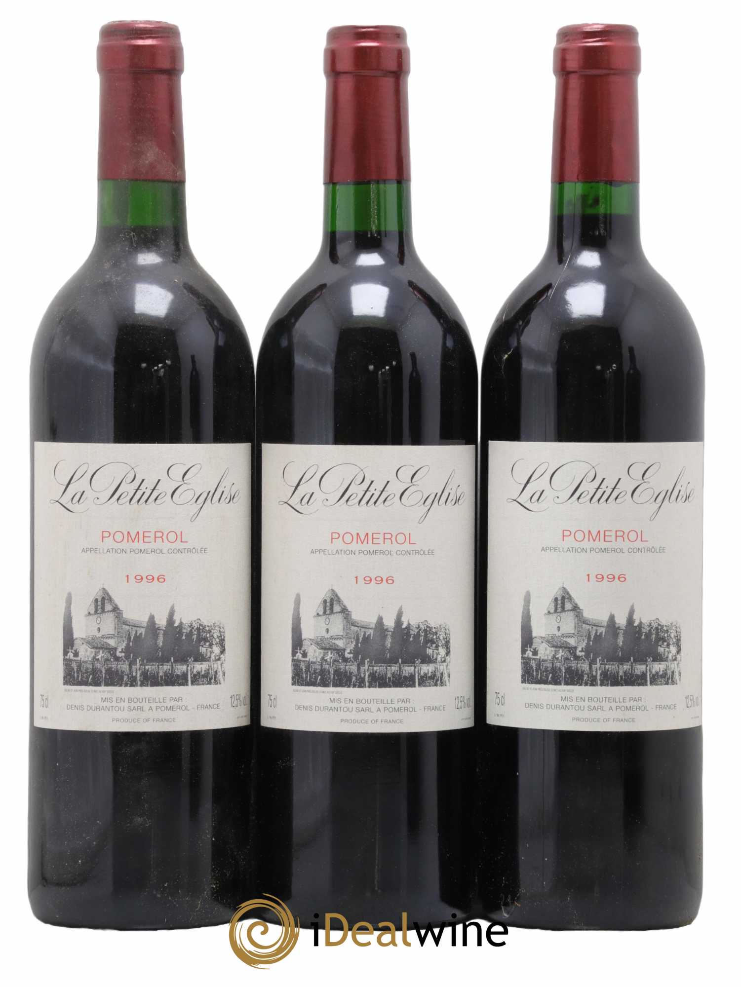 La Petite Eglise 1996 - Lot de 3 bouteilles - 0