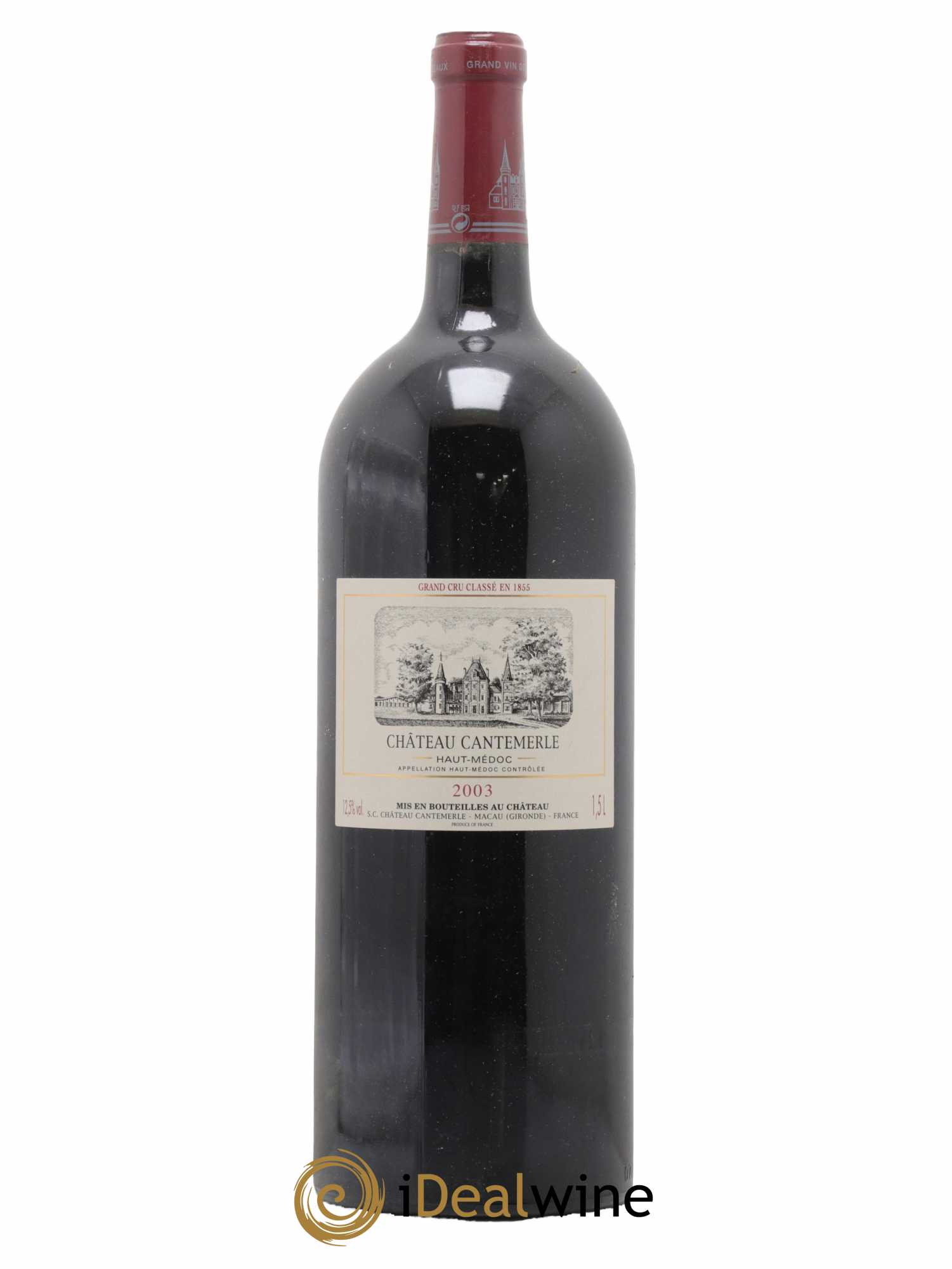 Château Cantemerle 5ème Grand Cru Classé 2003 - Lot de 1 magnum - 0