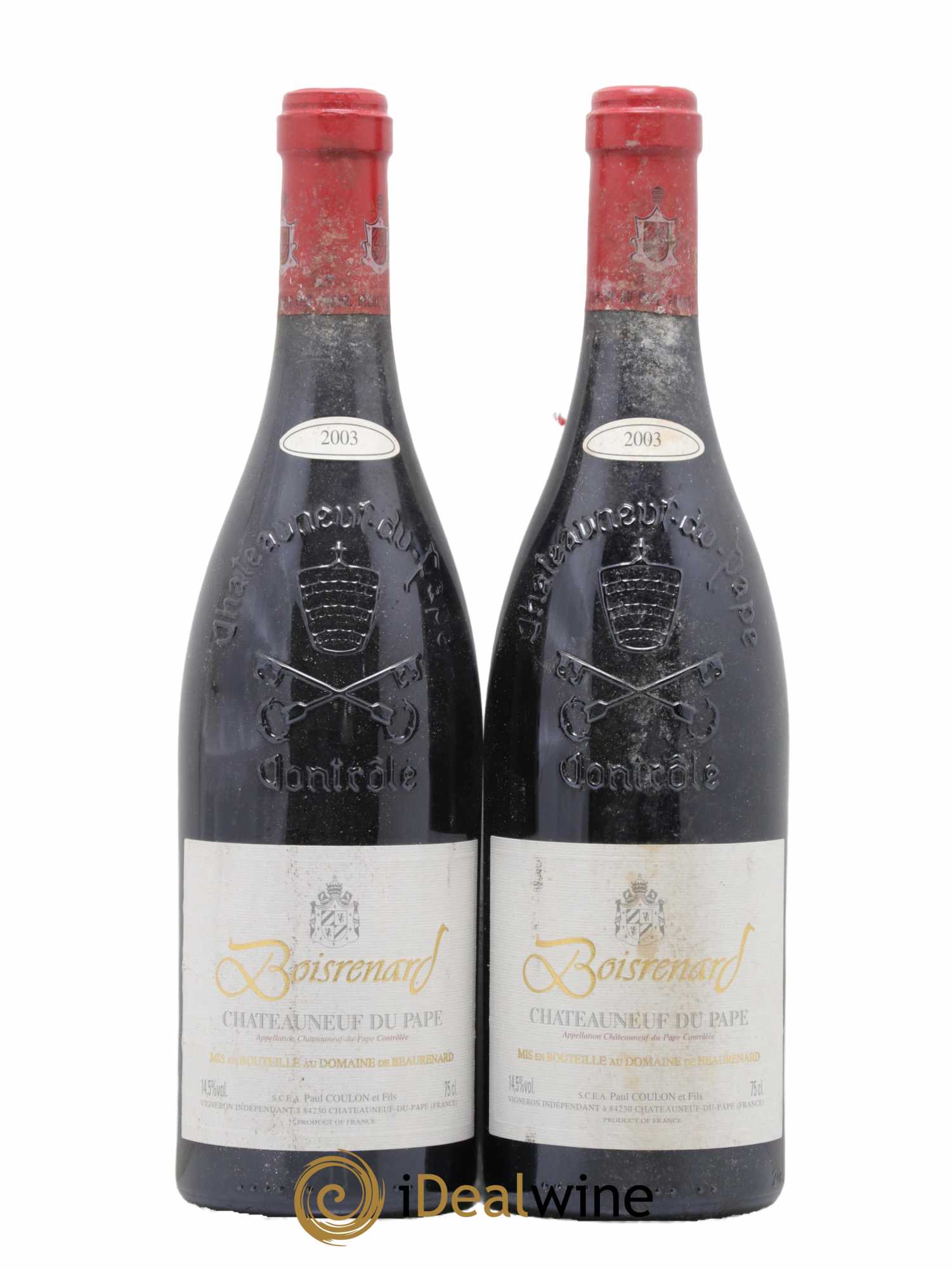 Châteauneuf-du-Pape Cuvée Boisrenard Beaurenard (Domaine de) 2003 - Lot of 2 bottles - 0