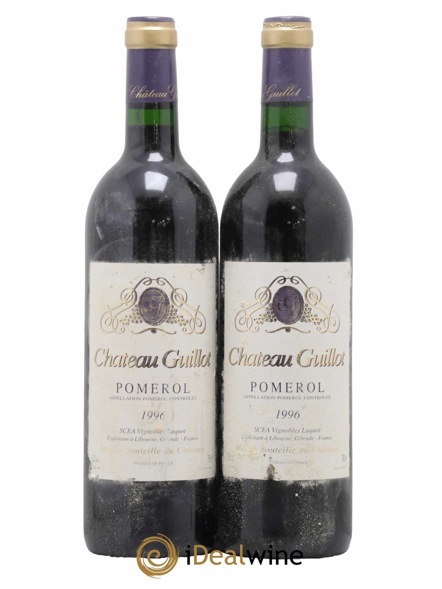 Château Guillot 1996 - Lot de 2 bouteilles - 0