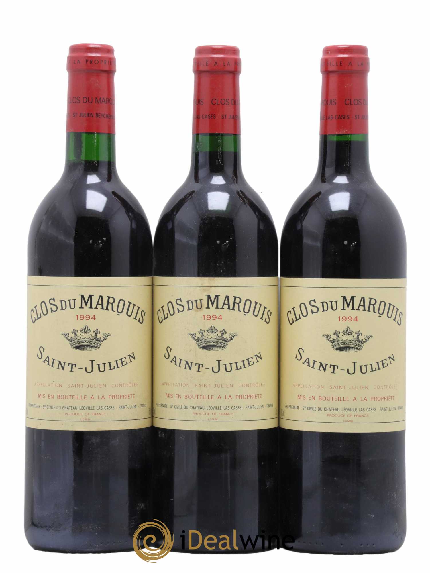 Clos du Marquis 1994 - Lot de 3 bouteilles - 0