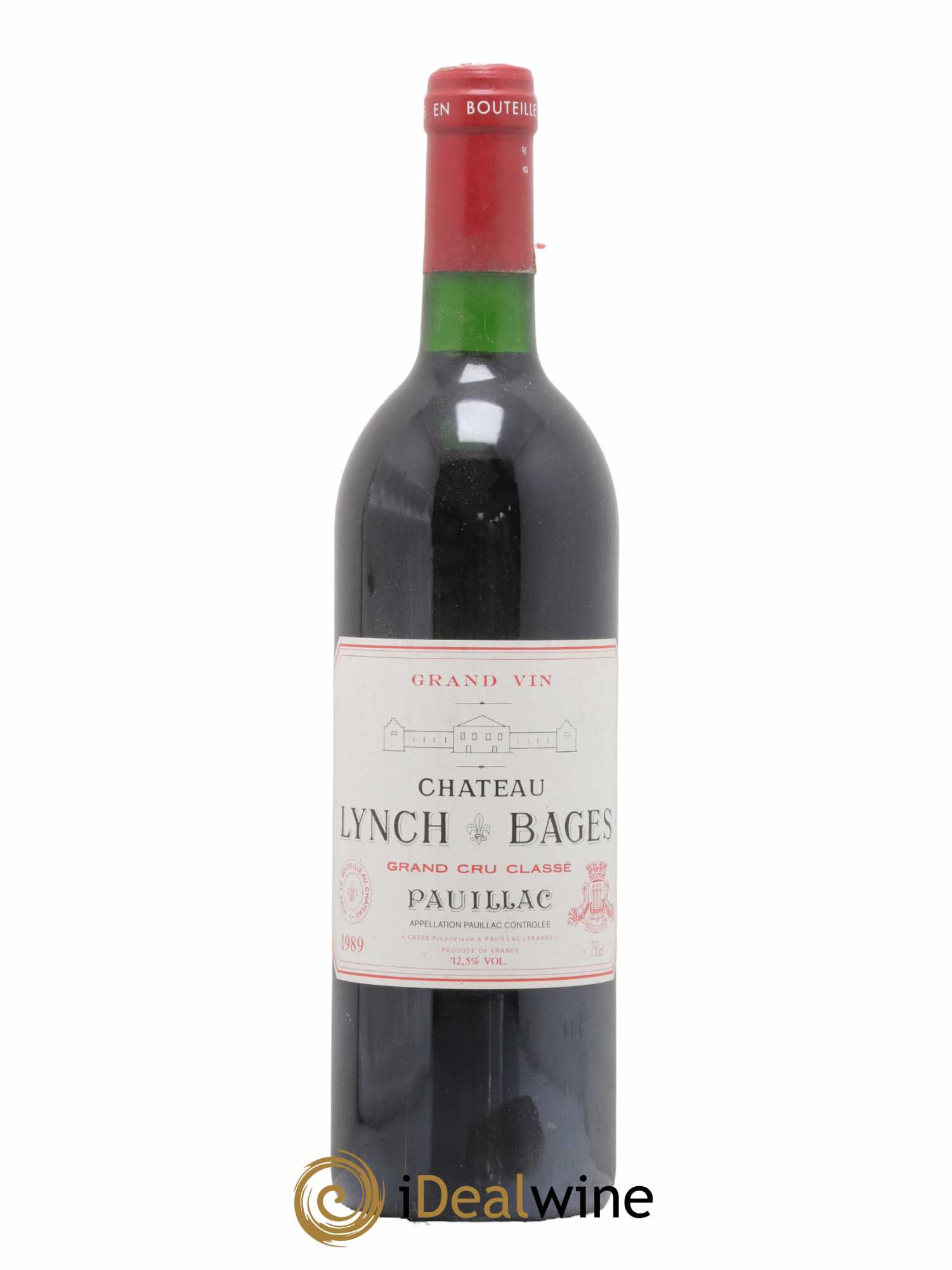 Château Lynch Bages 5ème Grand Cru Classé 1989 - Lot de 1 bouteille - 0