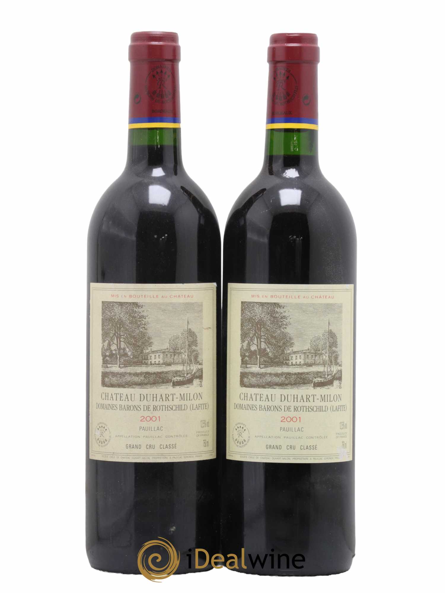 Château Duhart-Milon 4ème Grand Cru Classé 2001 - Lot de 2 bouteilles - 0