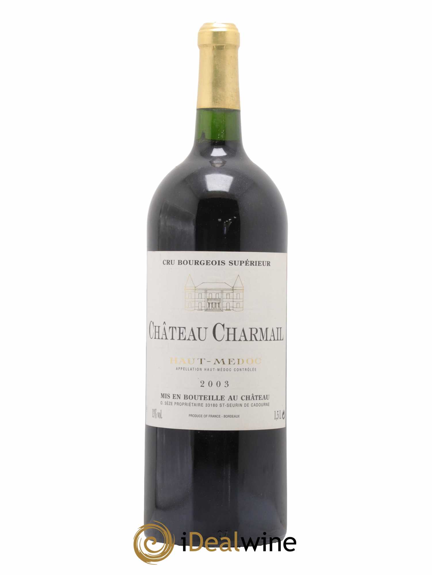 Château Charmail Cru Bourgeois 2003 - Lot de 1 magnum - 0