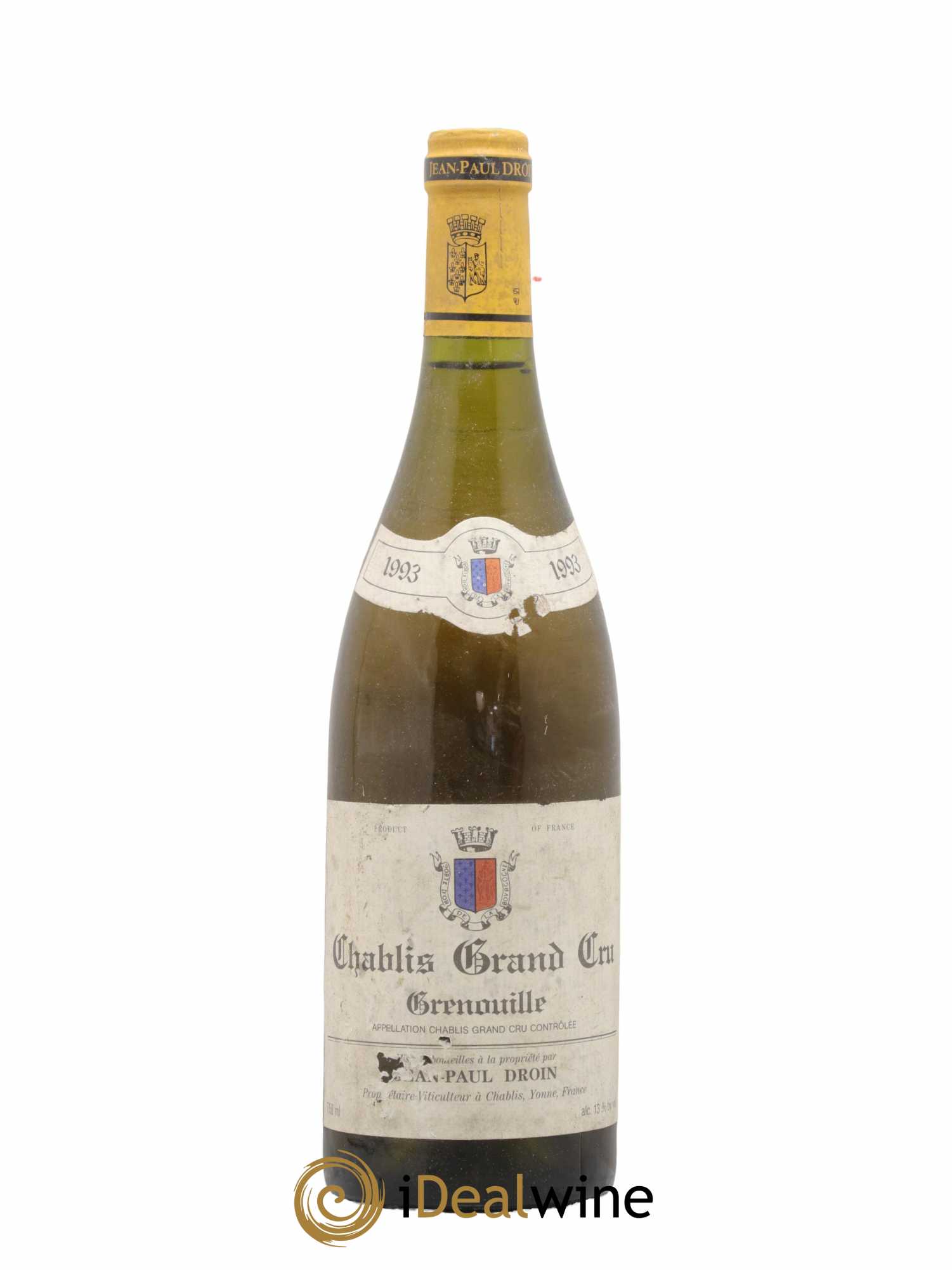 Chablis Grand Cru Grenouilles Jean-Paul & Benoît Droin (Domaine) 1993 - Lot de 1 bouteille - 0