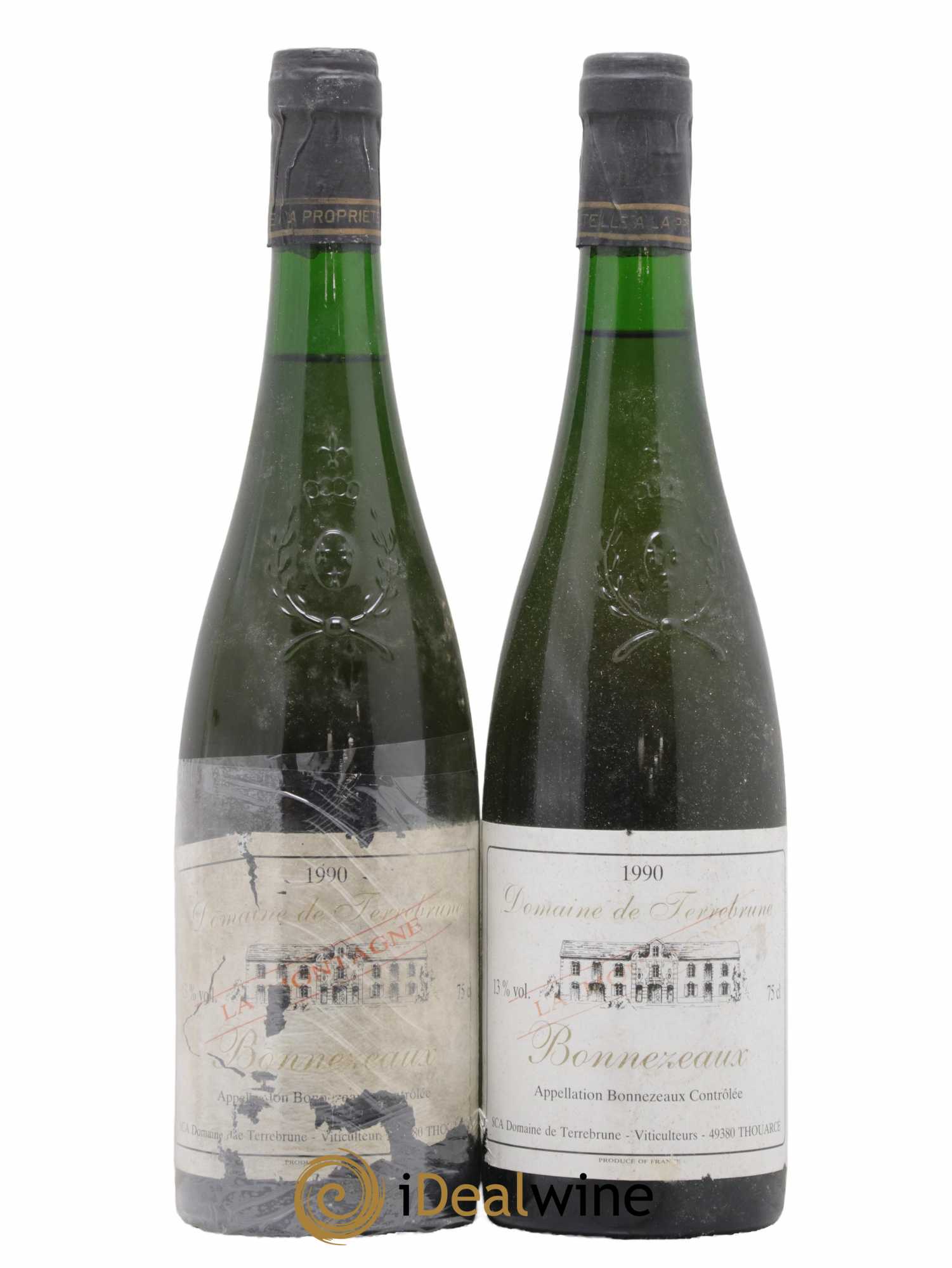 Bonnezeaux La Montagne Domaine de Terrebrune 1990 - Lotto di 2 bottiglie - 0