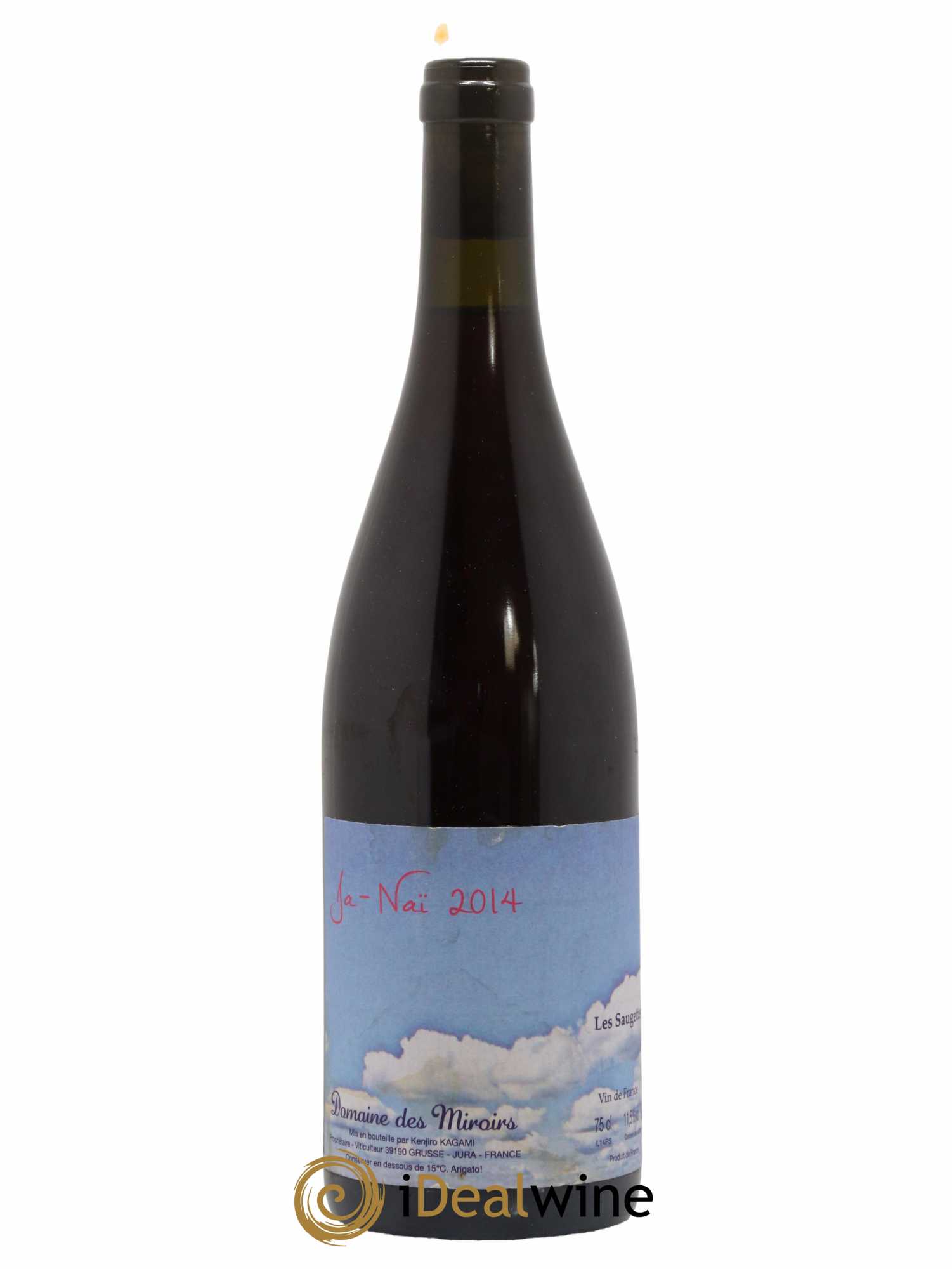 Vin de France Ja Nai Les Saugettes Kenjiro Kagami - Domaine des Miroirs 2014 - Lot de 1 bouteille - 0