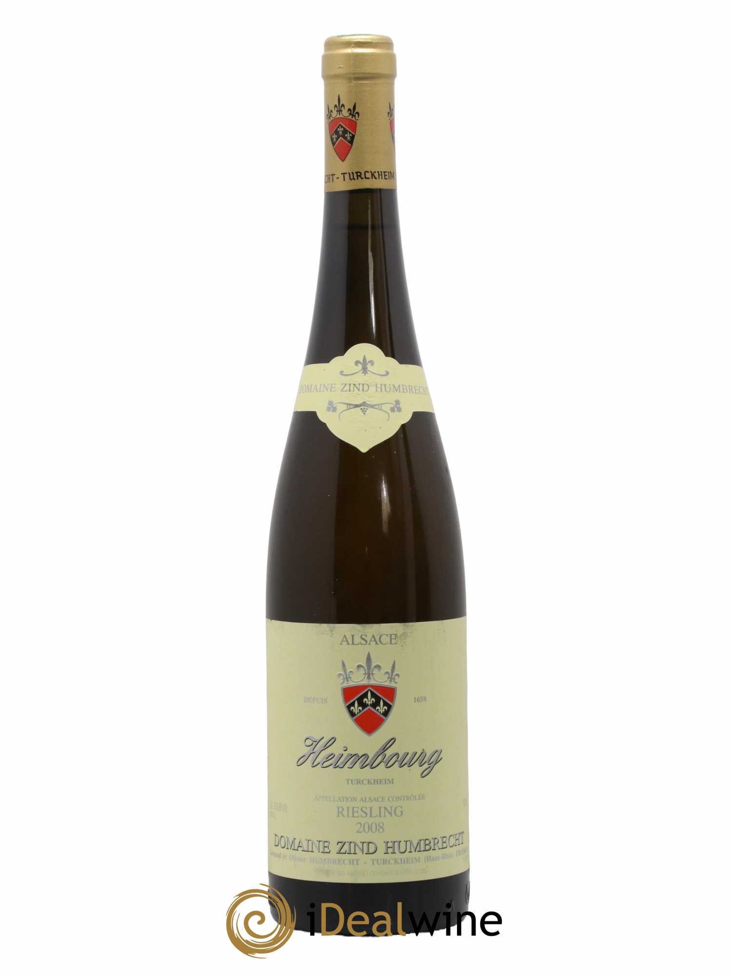 Alsace Riesling Heimbourg Zind-Humbrecht (Domaine) 2008 - Lot de 1 bouteille - 0