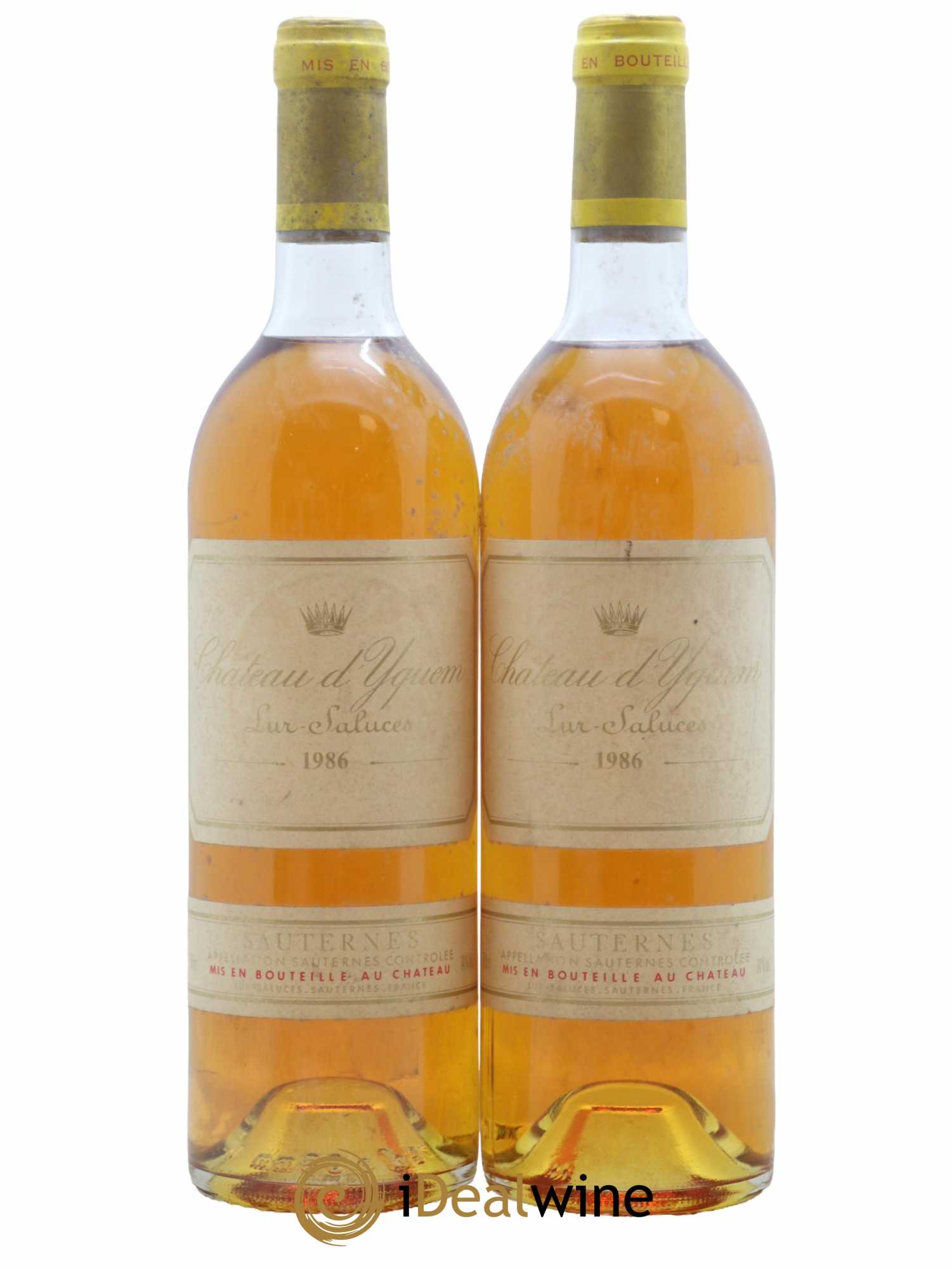 Château d' Yquem 1er Cru Classé Supérieur 1986 - Lotto di 2 bottiglie - 0