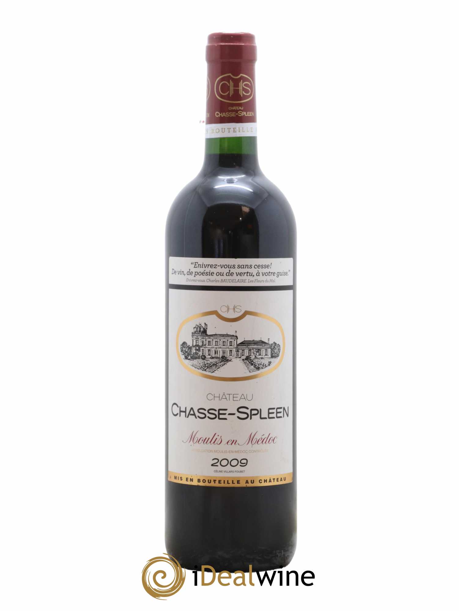 Château Chasse Spleen 2009 - Lot de 1 bouteille - 0