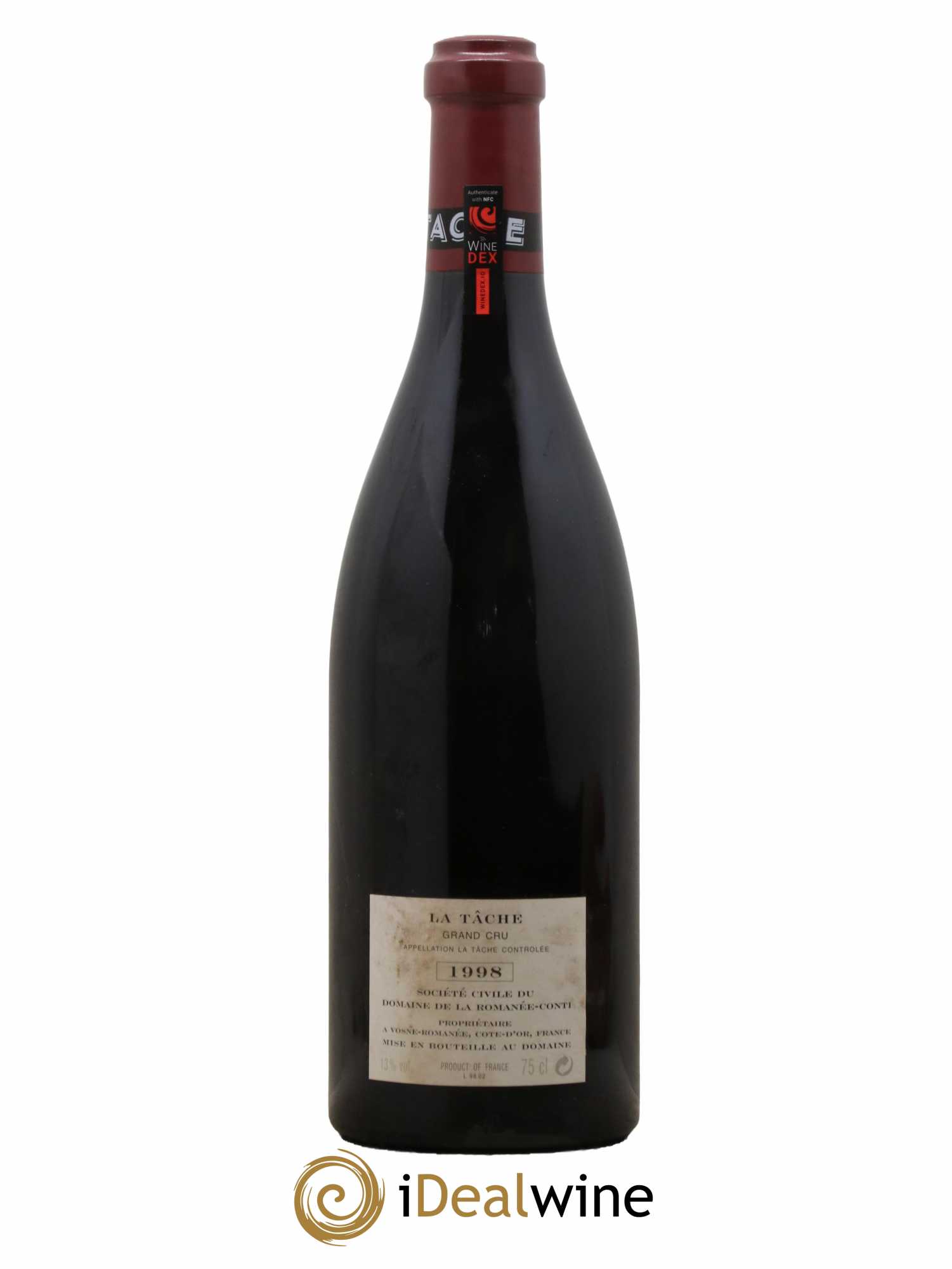 La Tâche Grand Cru Domaine de la Romanée-Conti 1998 - Lot de 1 bouteille - 1
