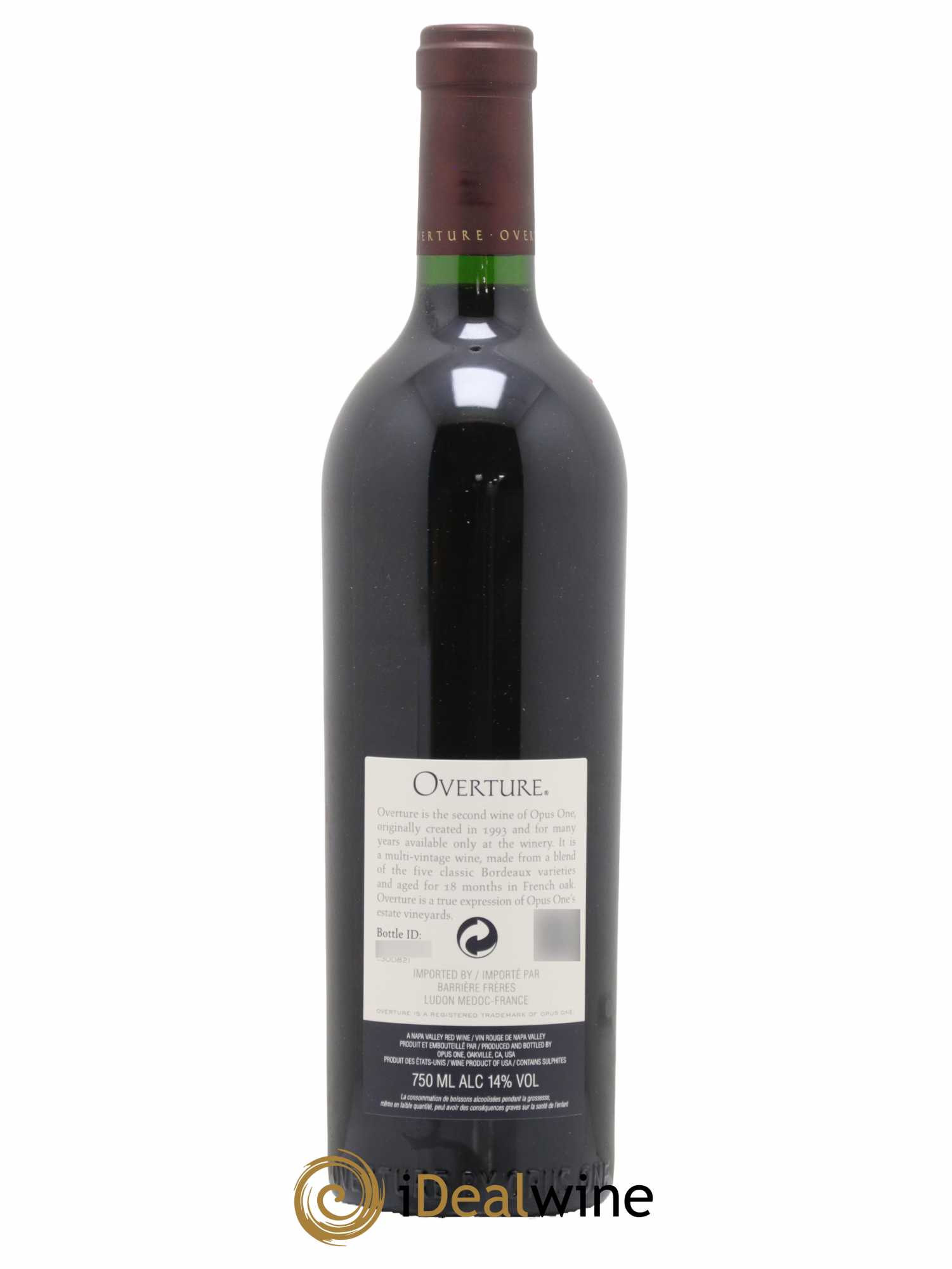 Napa Valley Opus One Overture Robert Mondavi - Posten von 1 Flasche - 1