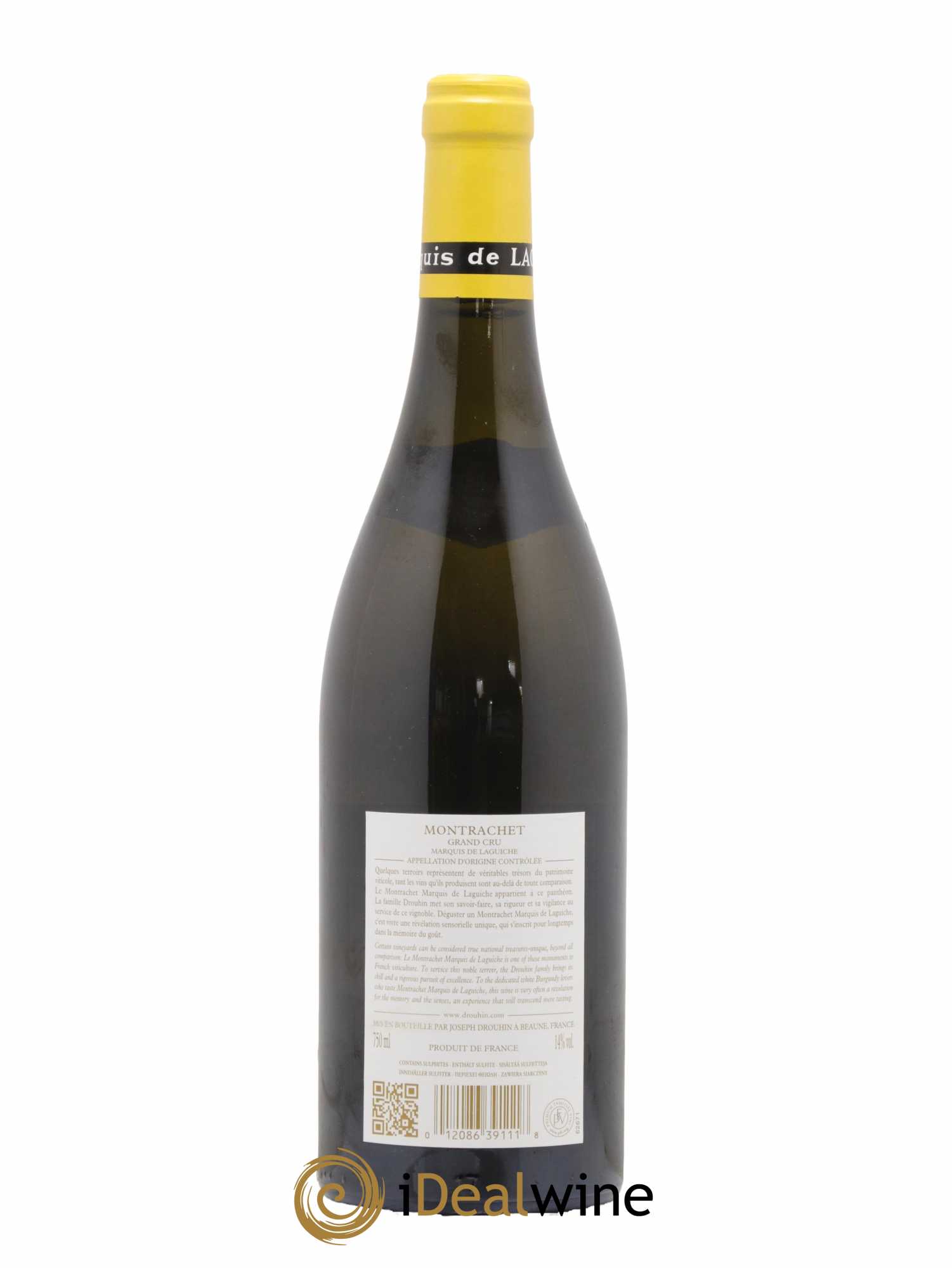 Montrachet Grand Cru Marquis de Laguiche Joseph Drouhin 2017 - Lot de 1 bouteille - 1