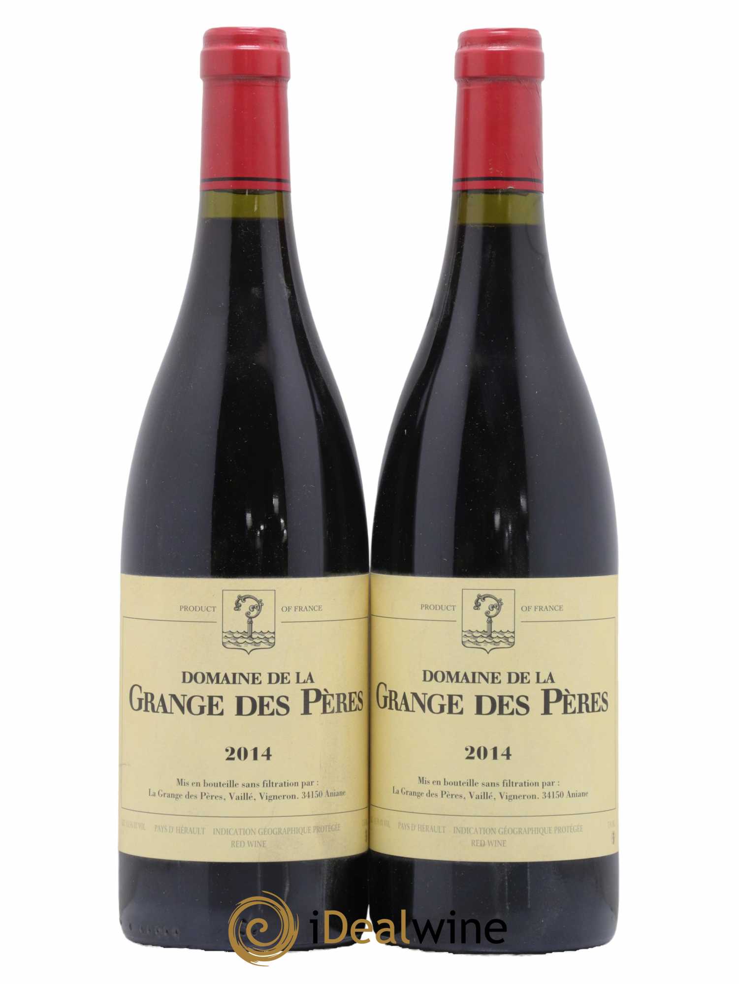 Pays d'Hérault Grange des Pères Laurent Vaillé 2014 - Lot de 2 bouteilles - 0