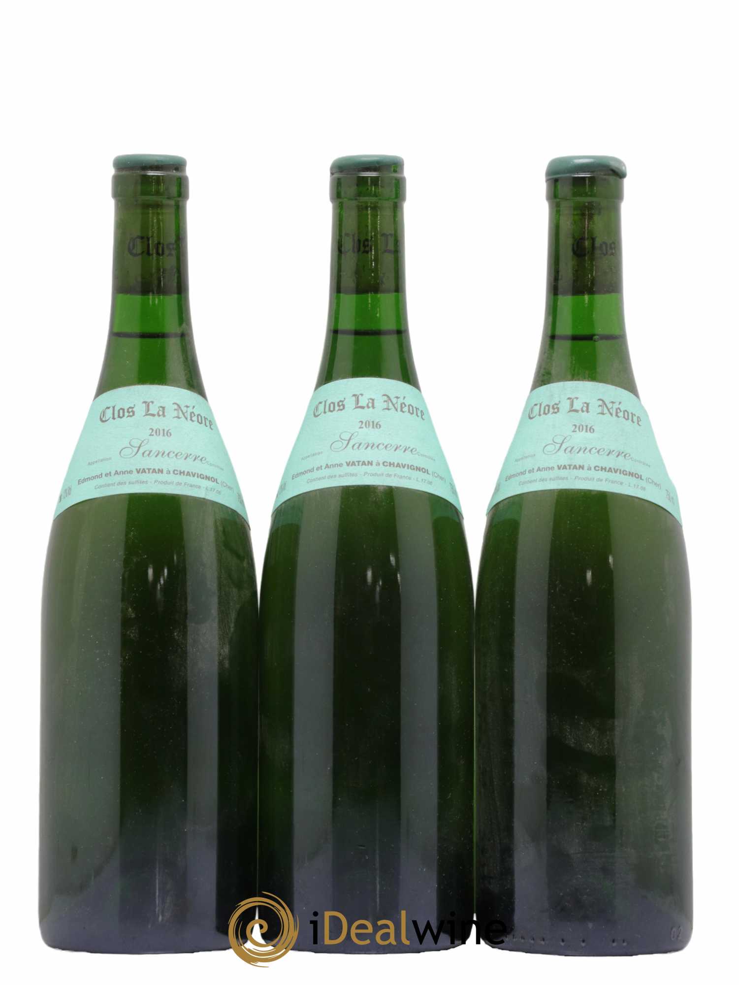 Sancerre Clos la Neore Edmond Vatan 2016 - Lot de 3 bouteilles - 0