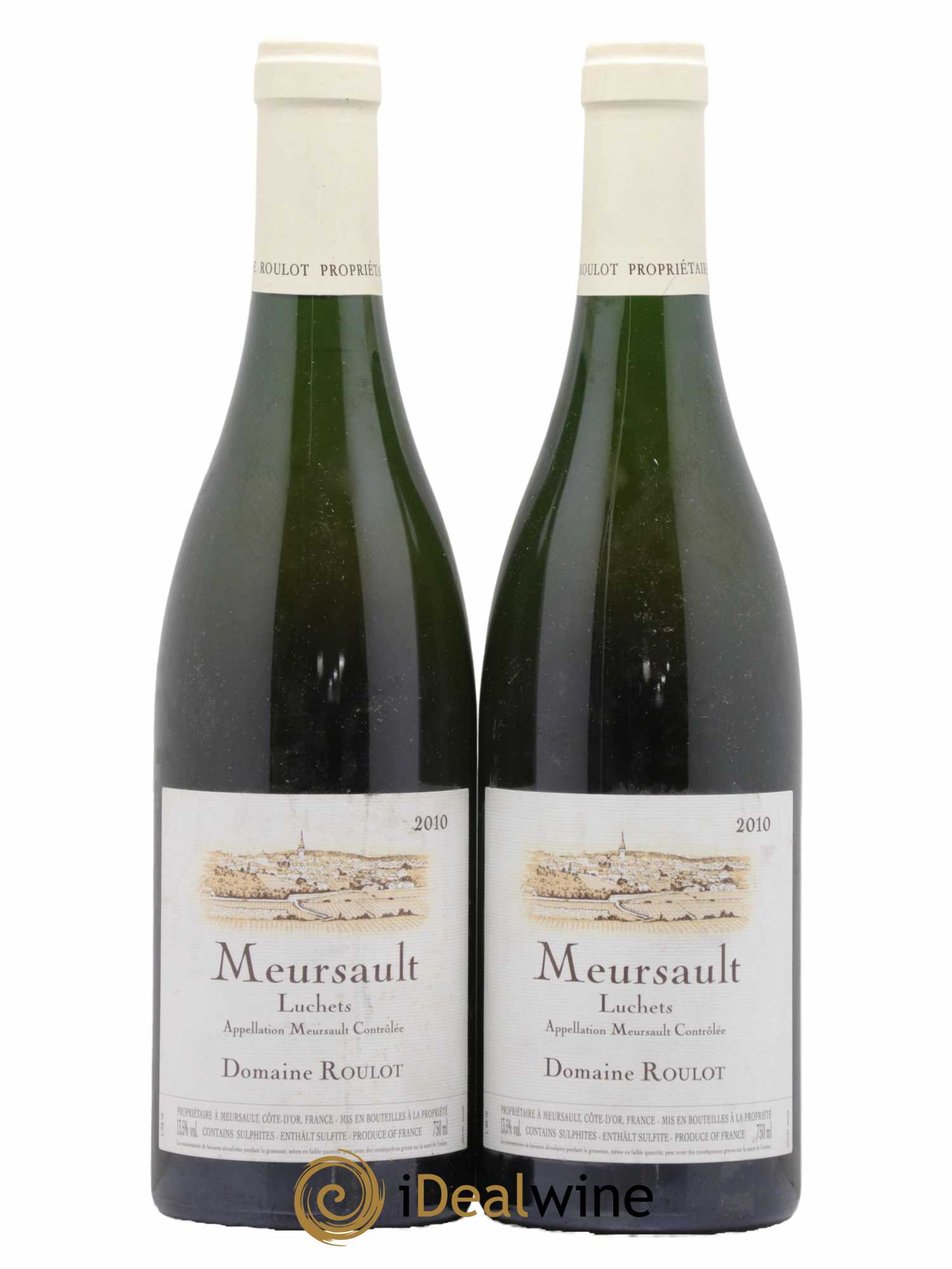 Meursault Luchets Roulot (Domaine) 2010 - Lot de 2 bouteilles - 0