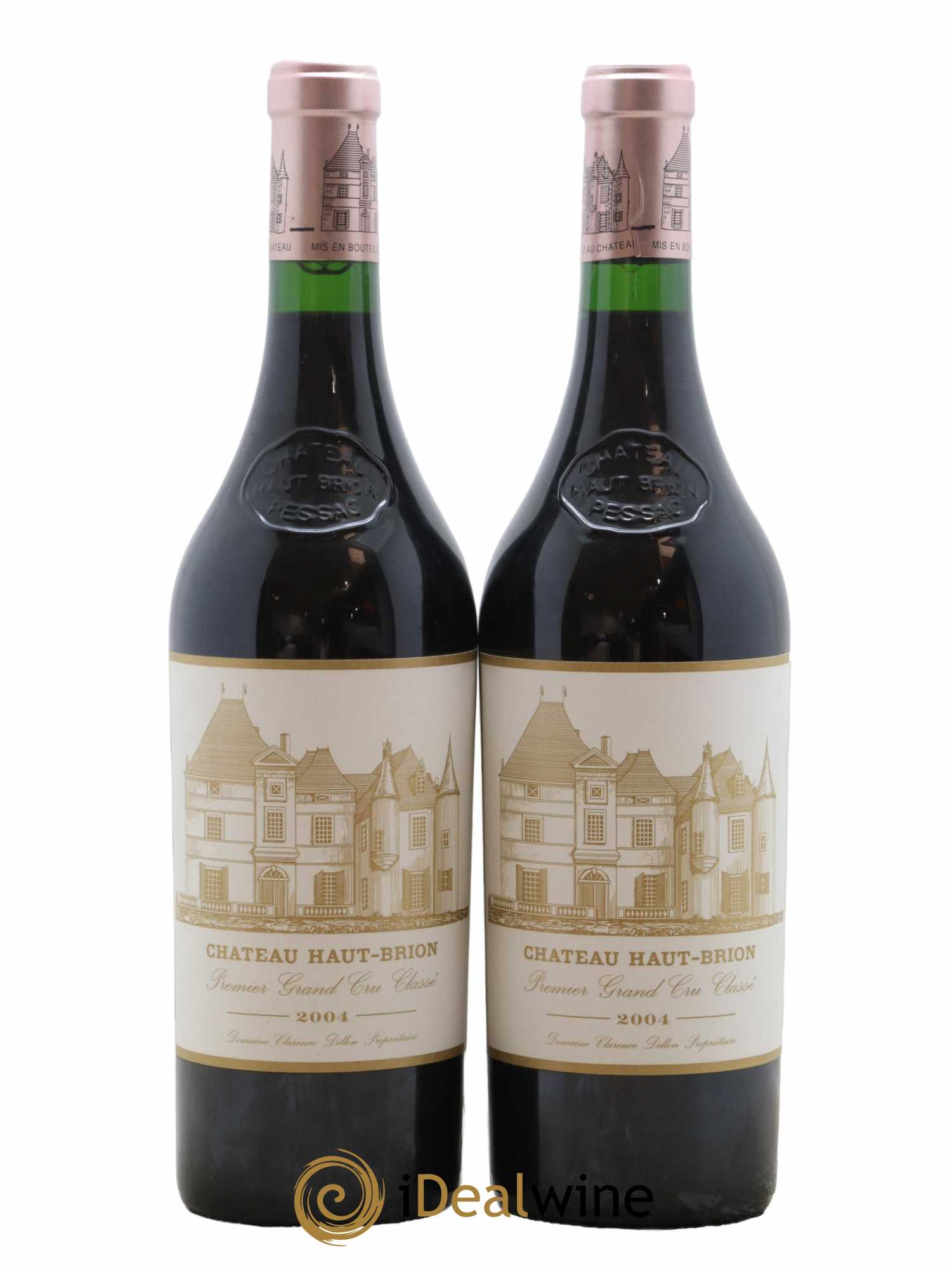 Château Haut Brion 1er Grand Cru Classé 2004 - Lot de 2 bouteilles - 0