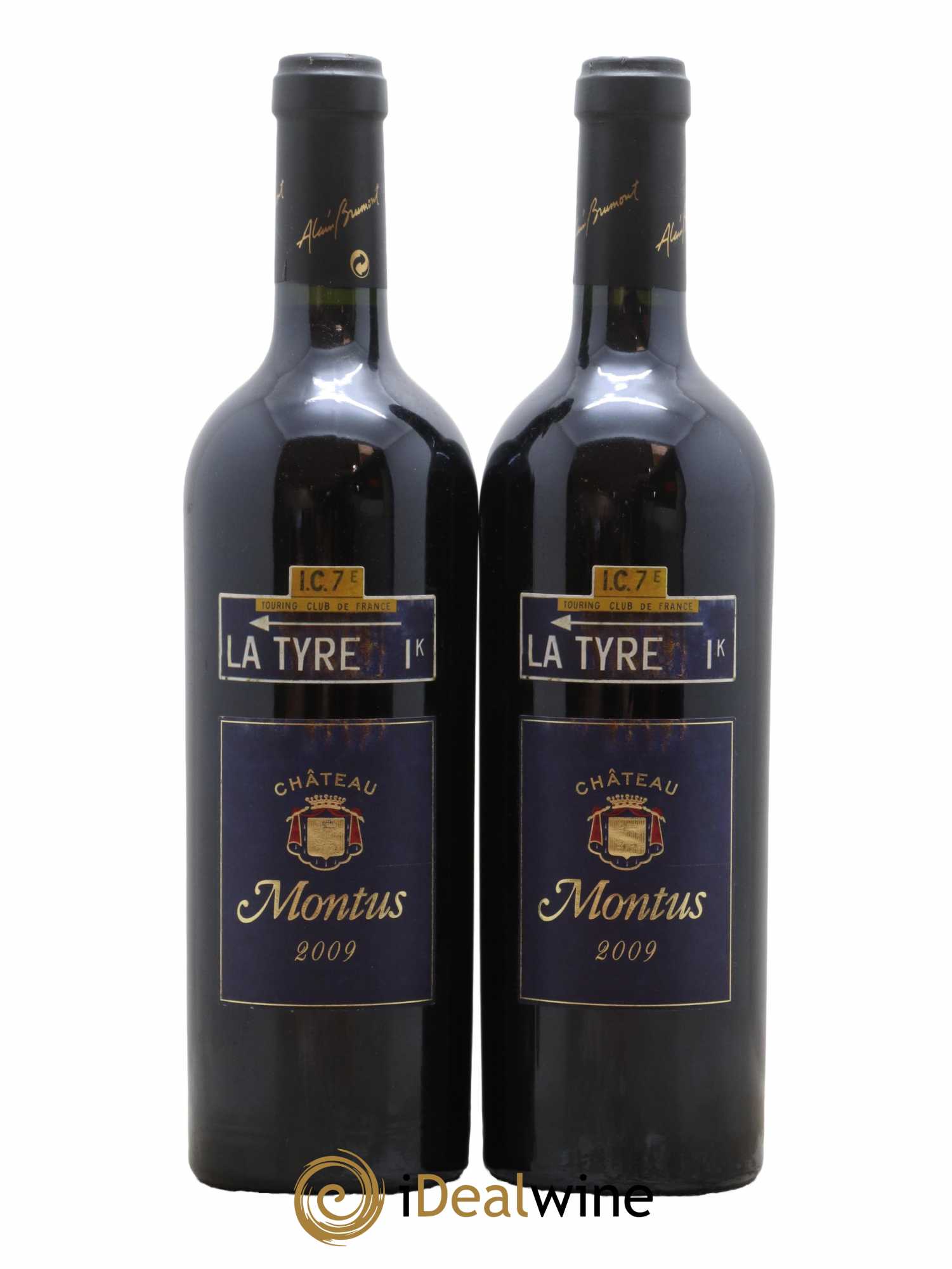 Madiran Château Montus-La Tyre Alain Brumont 2009 - Lot de 2 bouteilles - 0