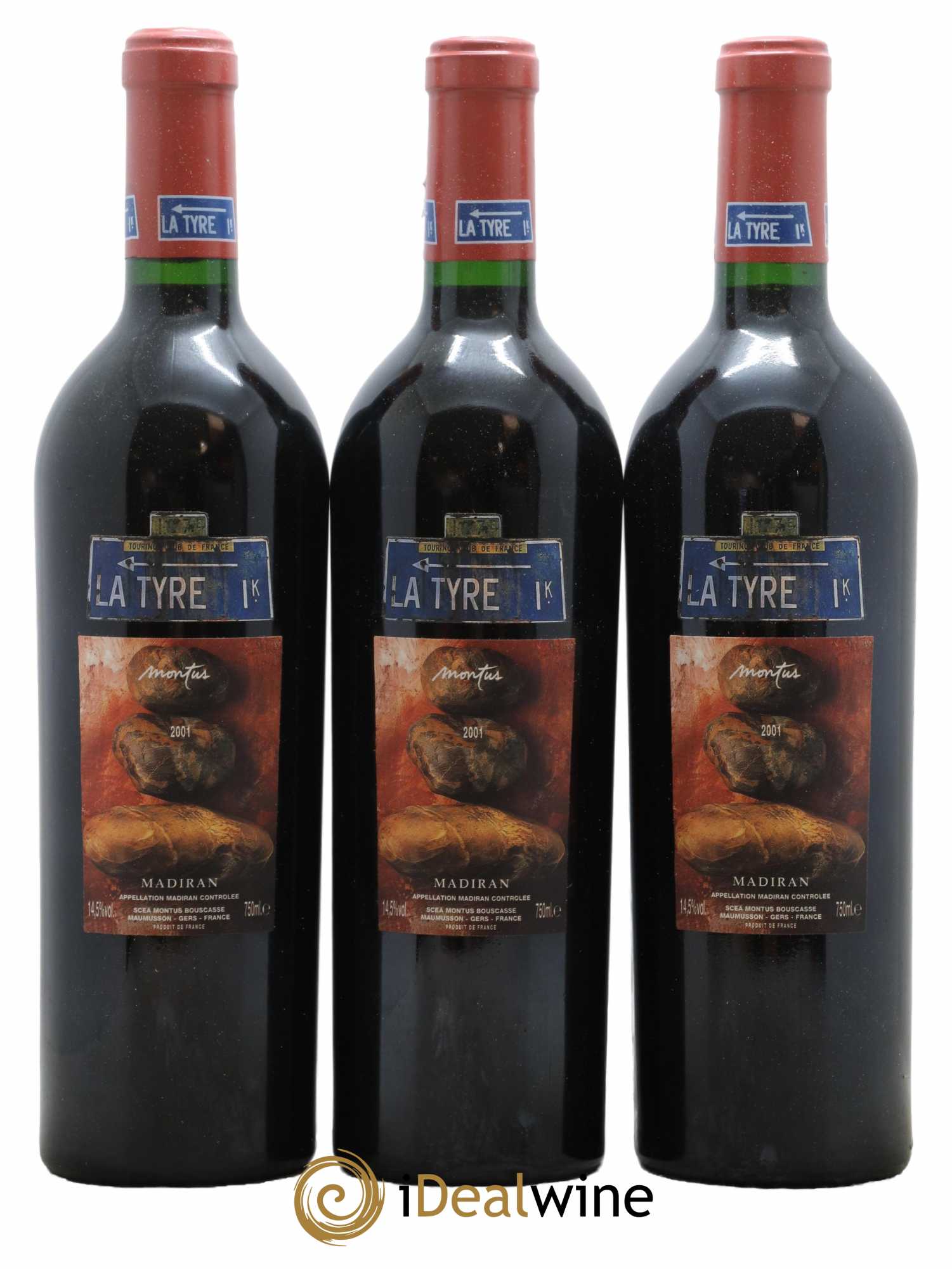 Madiran Château Montus-La Tyre Alain Brumont 2001 - Lot de 6 bouteilles - 2