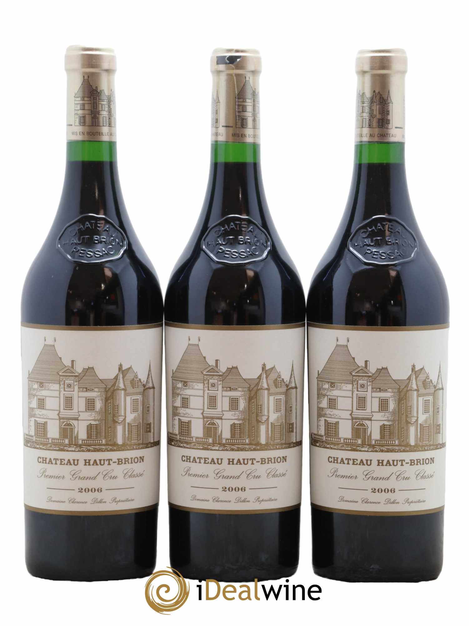 Château Haut Brion 1er Grand Cru Classé 2006 - Posten von 3 Flaschen - 1