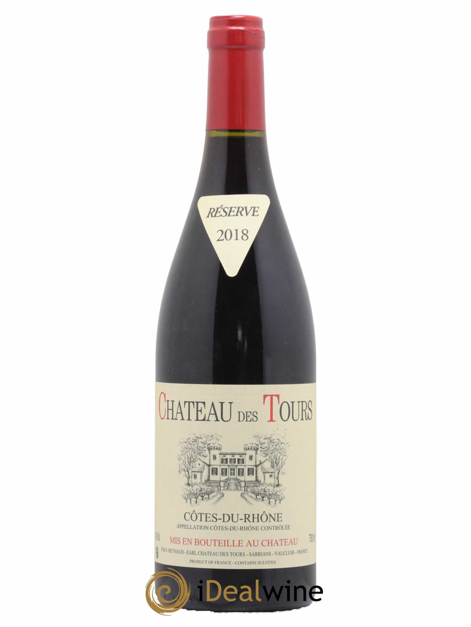 Côtes-du-Rhône Château des Tours Emmanuel Reynaud 2018 - Lot de 1 bouteille - 0