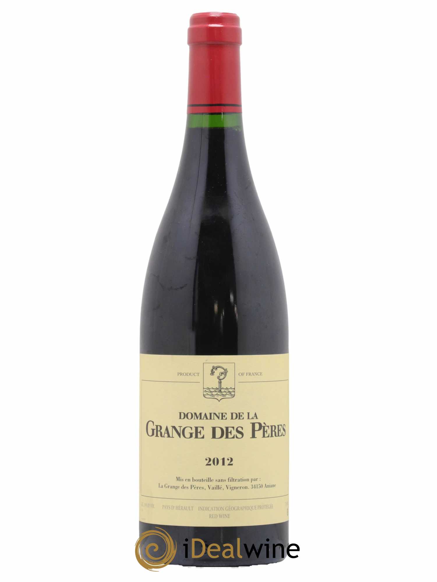 Pays d'Hérault Grange des Pères Laurent Vaillé 2012 - Lot de 1 bouteille - 0