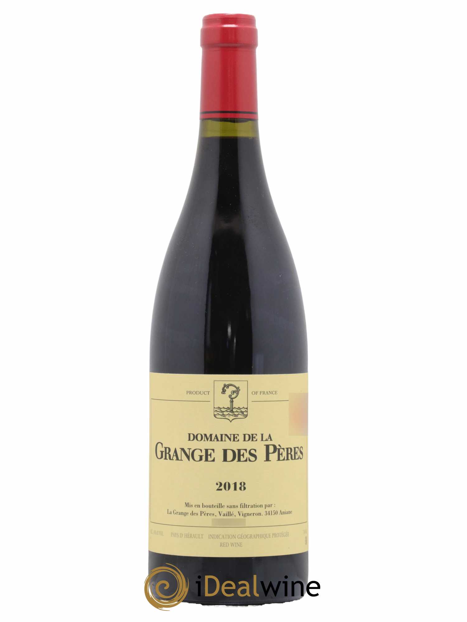 Pays d'Hérault Grange des Pères Laurent Vaillé 2018 - Lot de 1 bouteille - 0