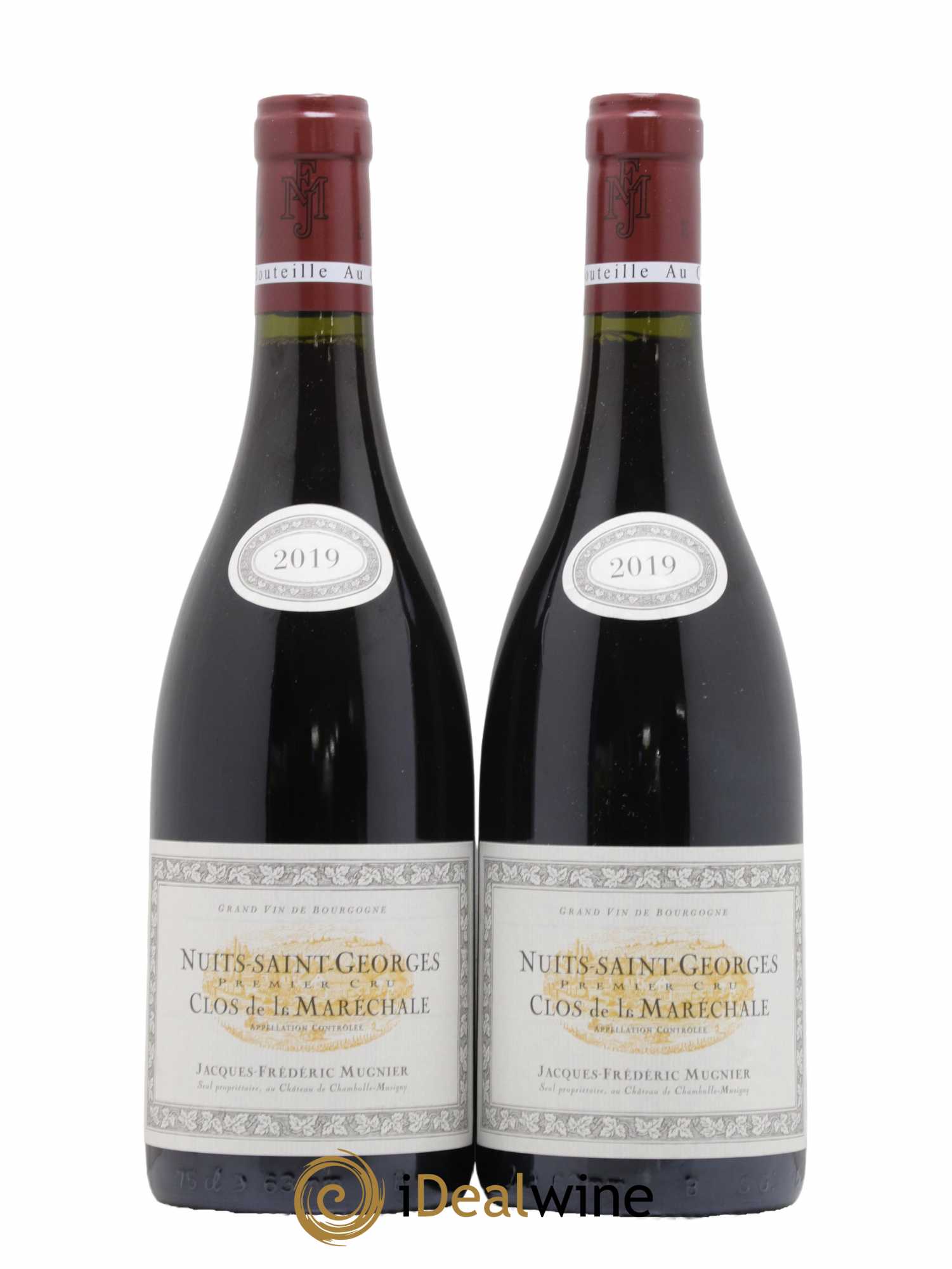 Nuits-Saint-Georges 1er Cru Clos de La Maréchale Jacques-Frédéric Mugnier 2019 - Lot de 2 bouteilles - 0