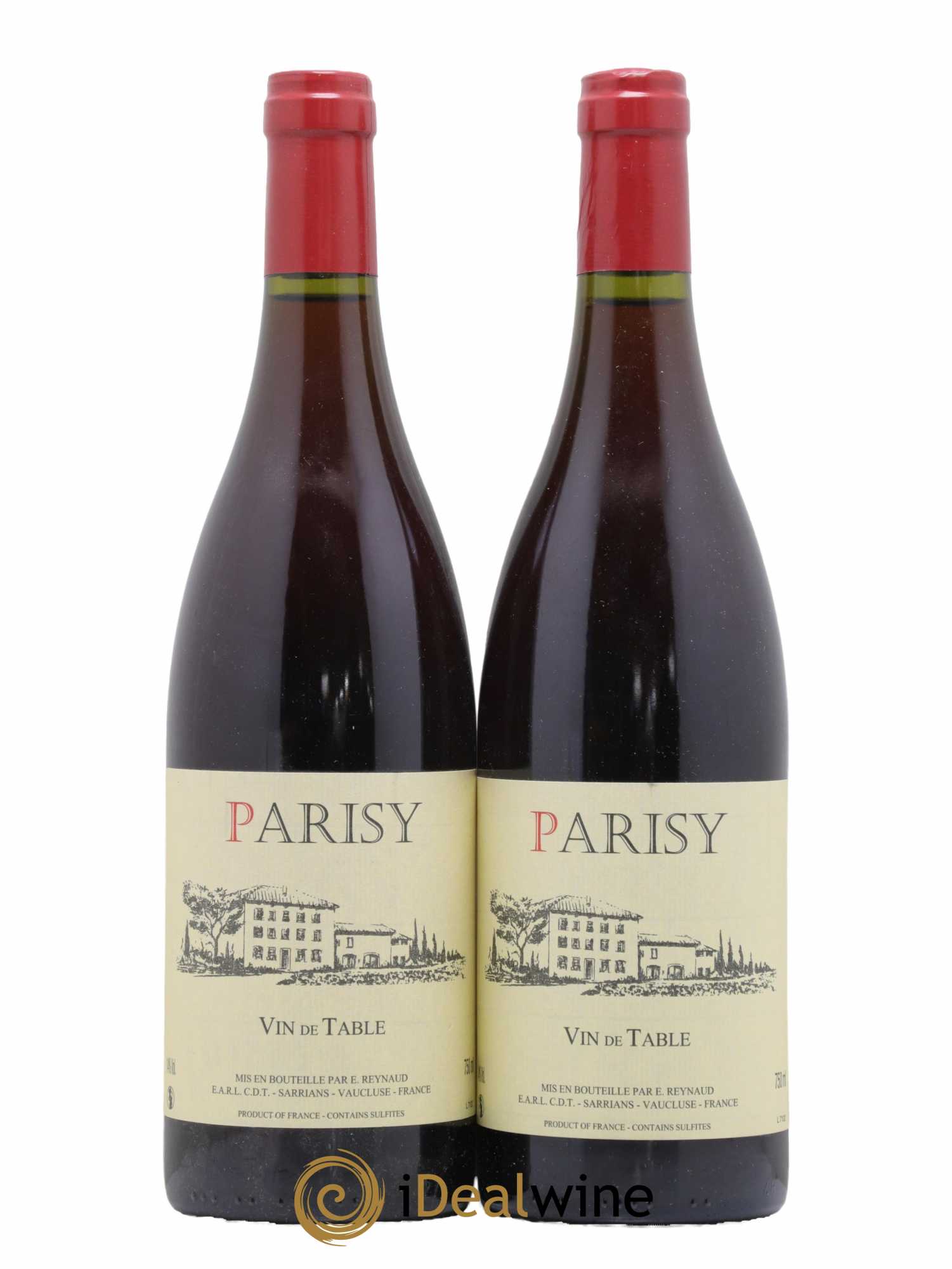 Vin de Table Parisy Emmanuel Reynaud - Lot de 2 bouteilles - 0