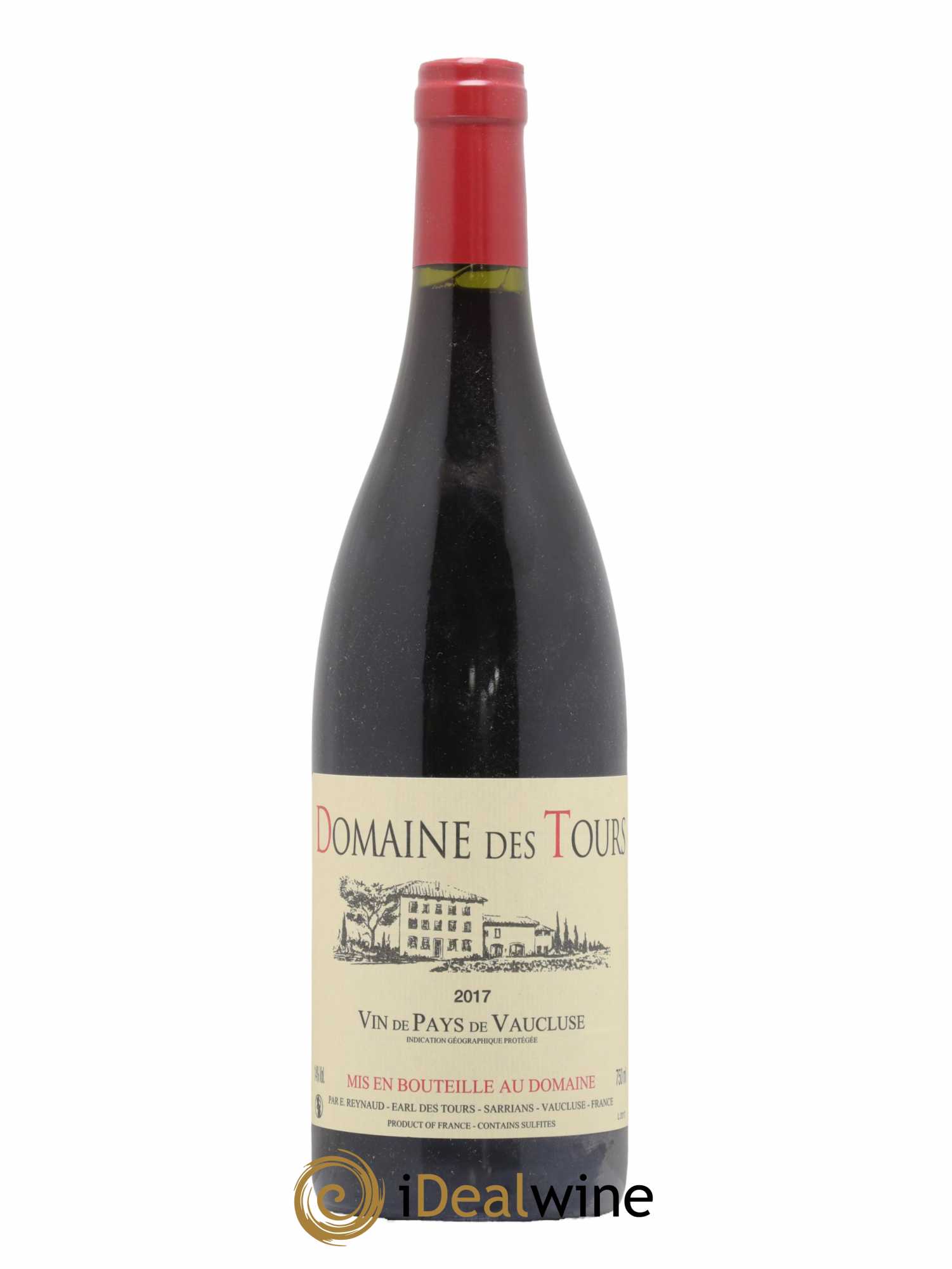 Vaucluse (Vin de Pays de Vaucluse) Domaine des Tours Emmanuel Reynaud 2017 - Lot de 1 bouteille - 0