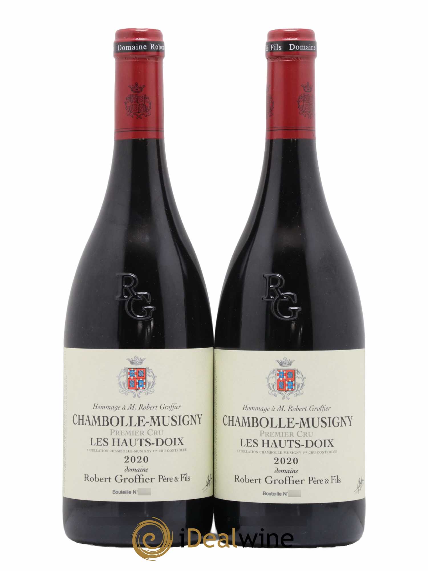 Chambolle-Musigny 1er Cru Les Hauts Doix Robert Groffier Père & Fils (Domaine) 2020 - Lot de 2 bouteilles - 0