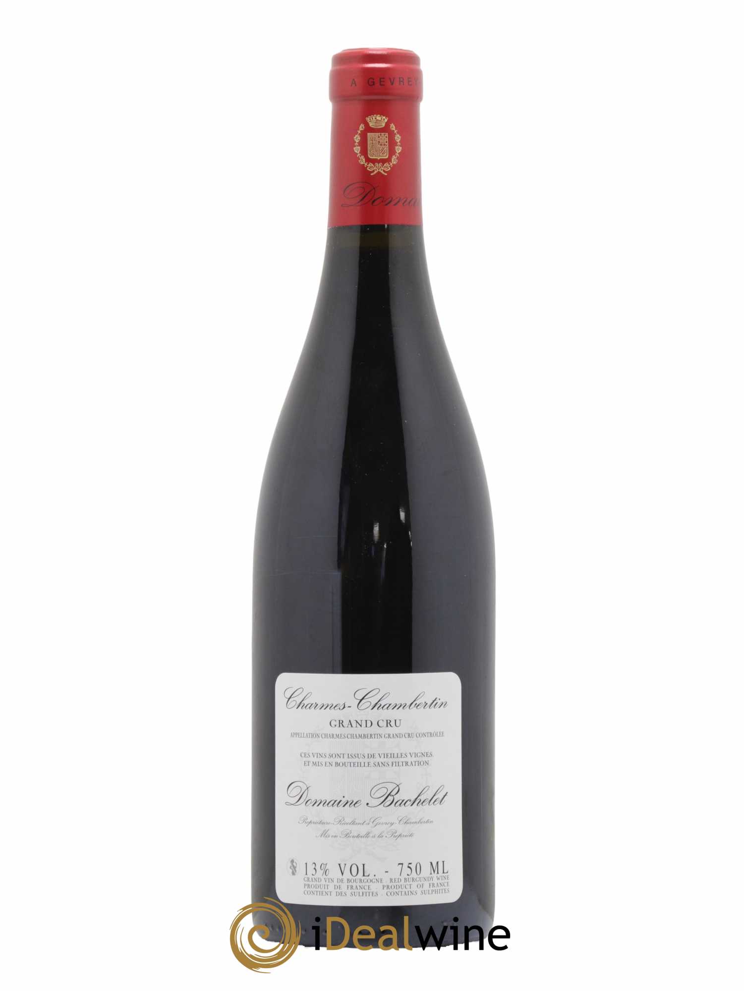 Charmes-Chambertin Grand Cru Vieilles Vignes Denis Bachelet (Domaine) 2019 - Lot de 1 bouteille - 1