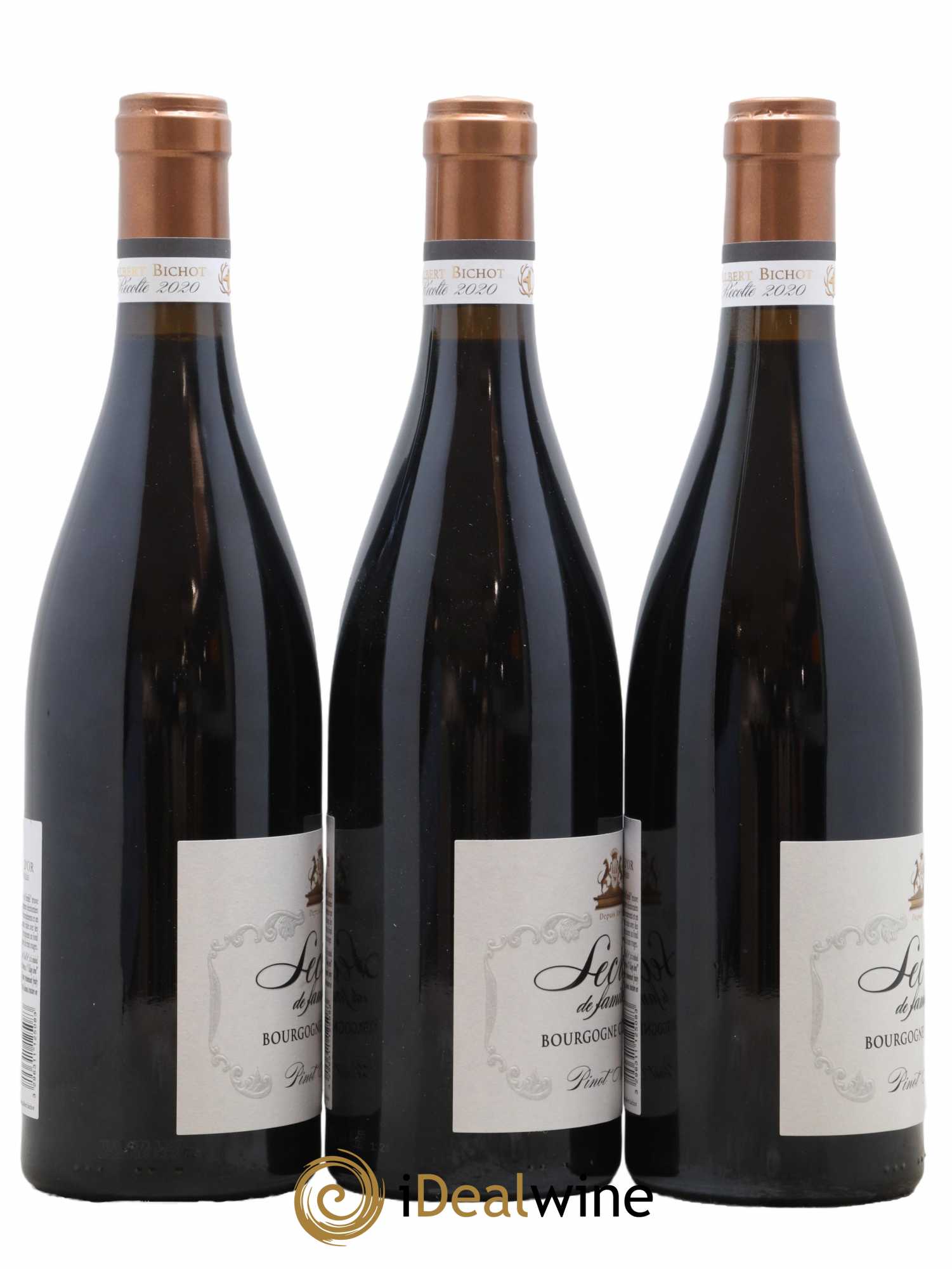 Bourgogne Pinot Noir Secret de famille Albert Bichot 2020 - Lot de 3 bouteilles - 1