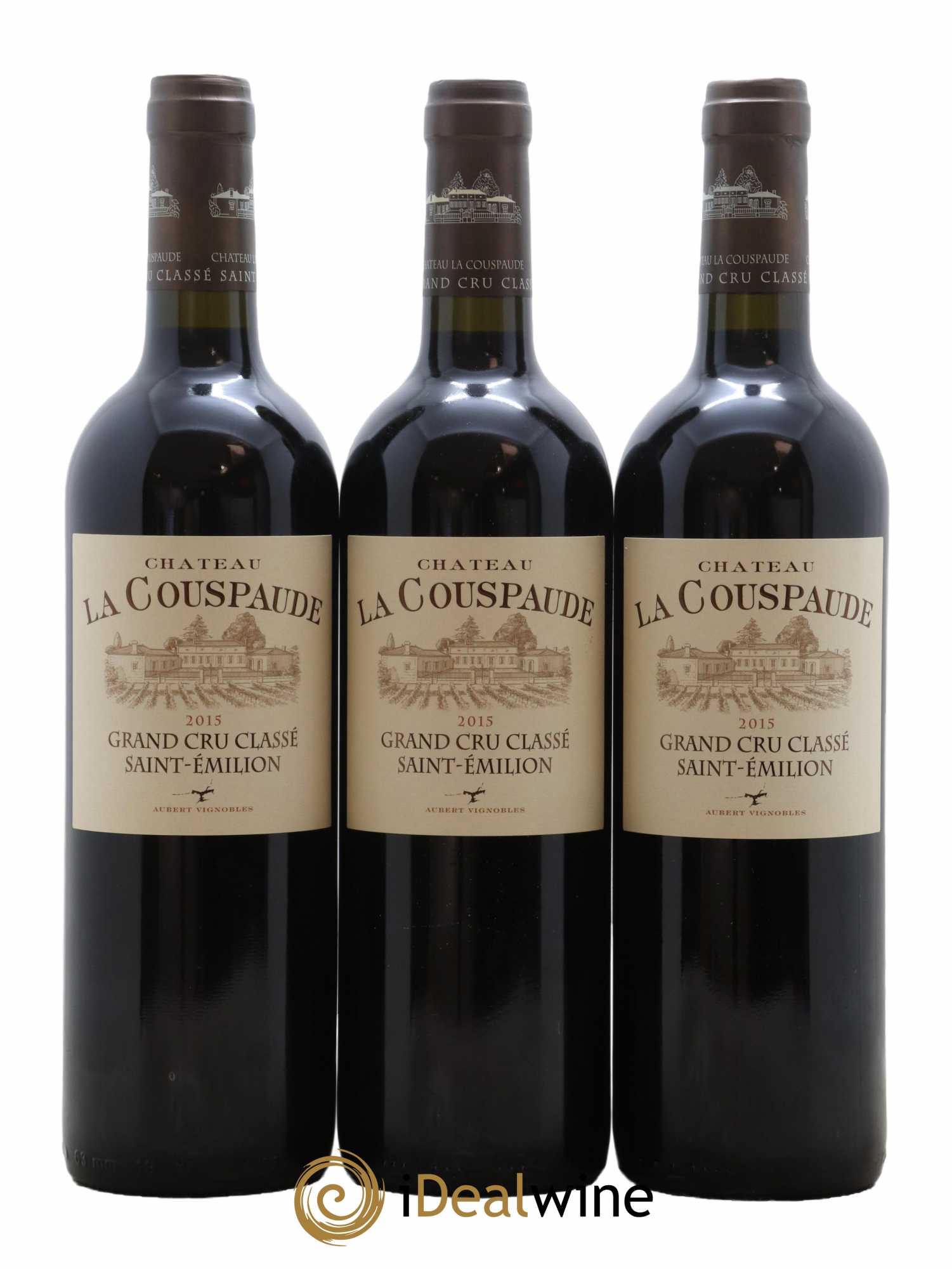 Château la Couspaude Grand Cru Classé 2015 - Lot de 3 bouteilles - 0