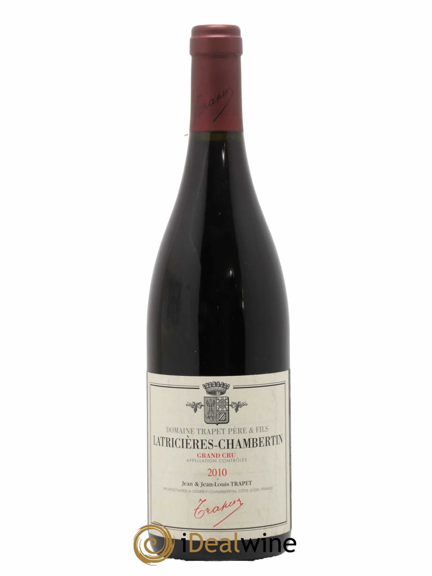 Latricières-Chambertin Grand Cru Domaine Trapet 2010 - Lot de 1 bouteille - 0