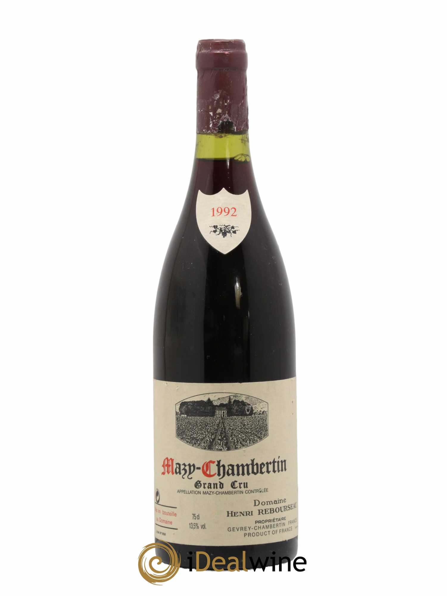 Mazis-Chambertin Grand Cru Henri Rebourseau 1992 - Lot de 1 bouteille - 0