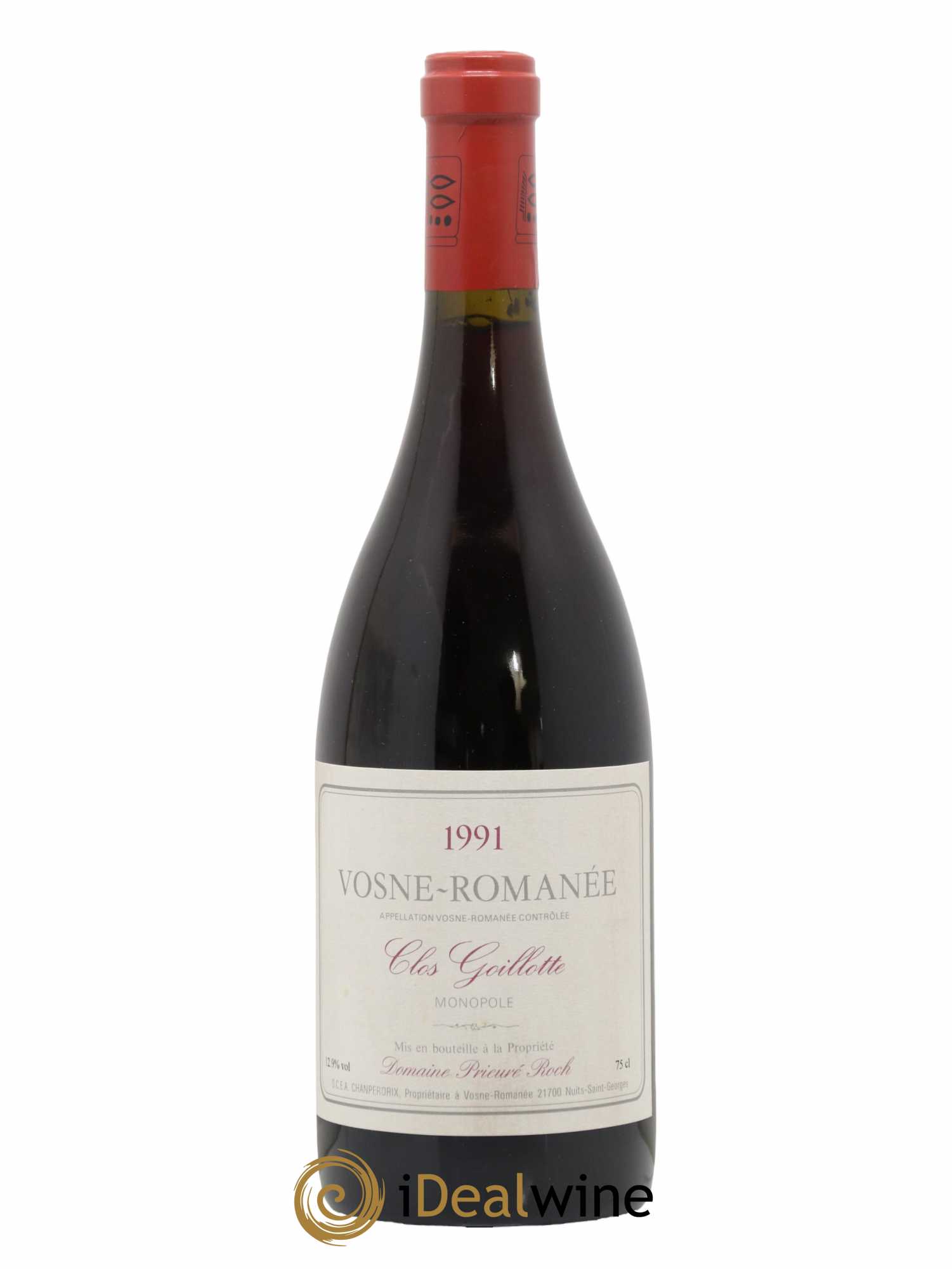 Vosne-Romanée Le Clos Goillotte Prieuré Roch 1991 - Lot de 1 bouteille - 0