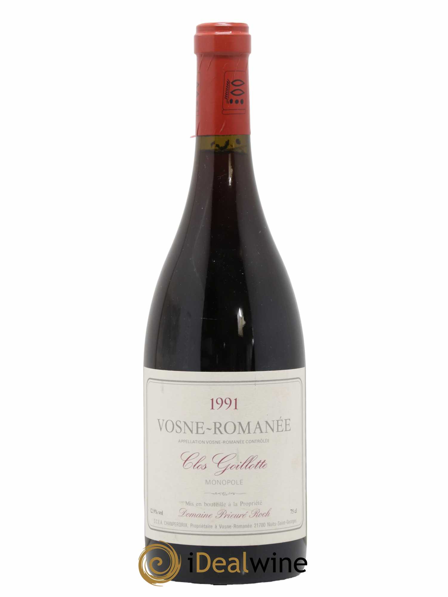 Vosne-Romanée Le Clos Goillotte Prieuré Roch 1991 - Lot de 1 bouteille - 0