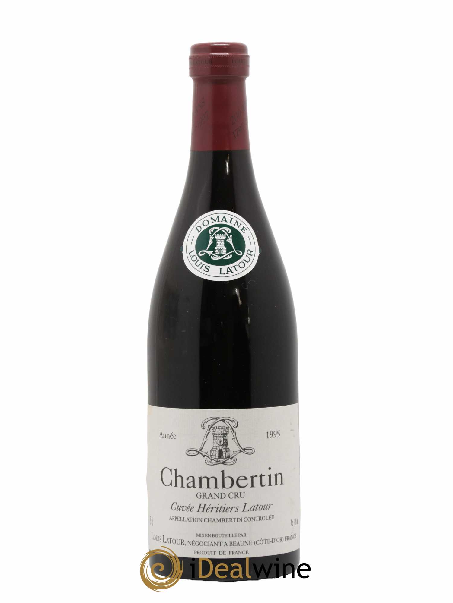 Chambertin Grand Cru Cuvée Héritiers Latour Louis Latour 1995 - Lot de 1 bouteille - 0