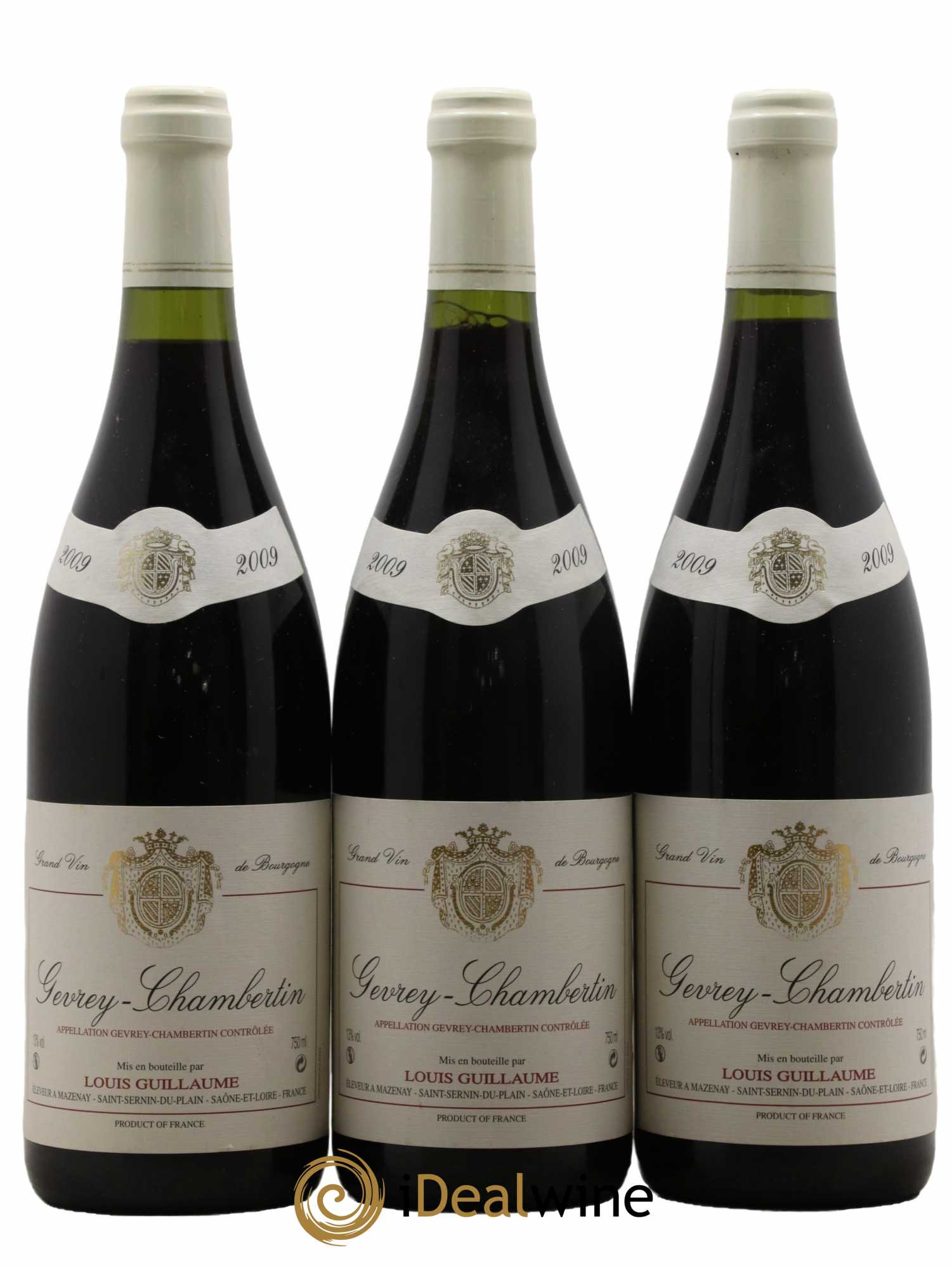 Gevrey-Chambertin Domaine Louis Guillaume 2009 - Lot de 3 bouteilles - 0
